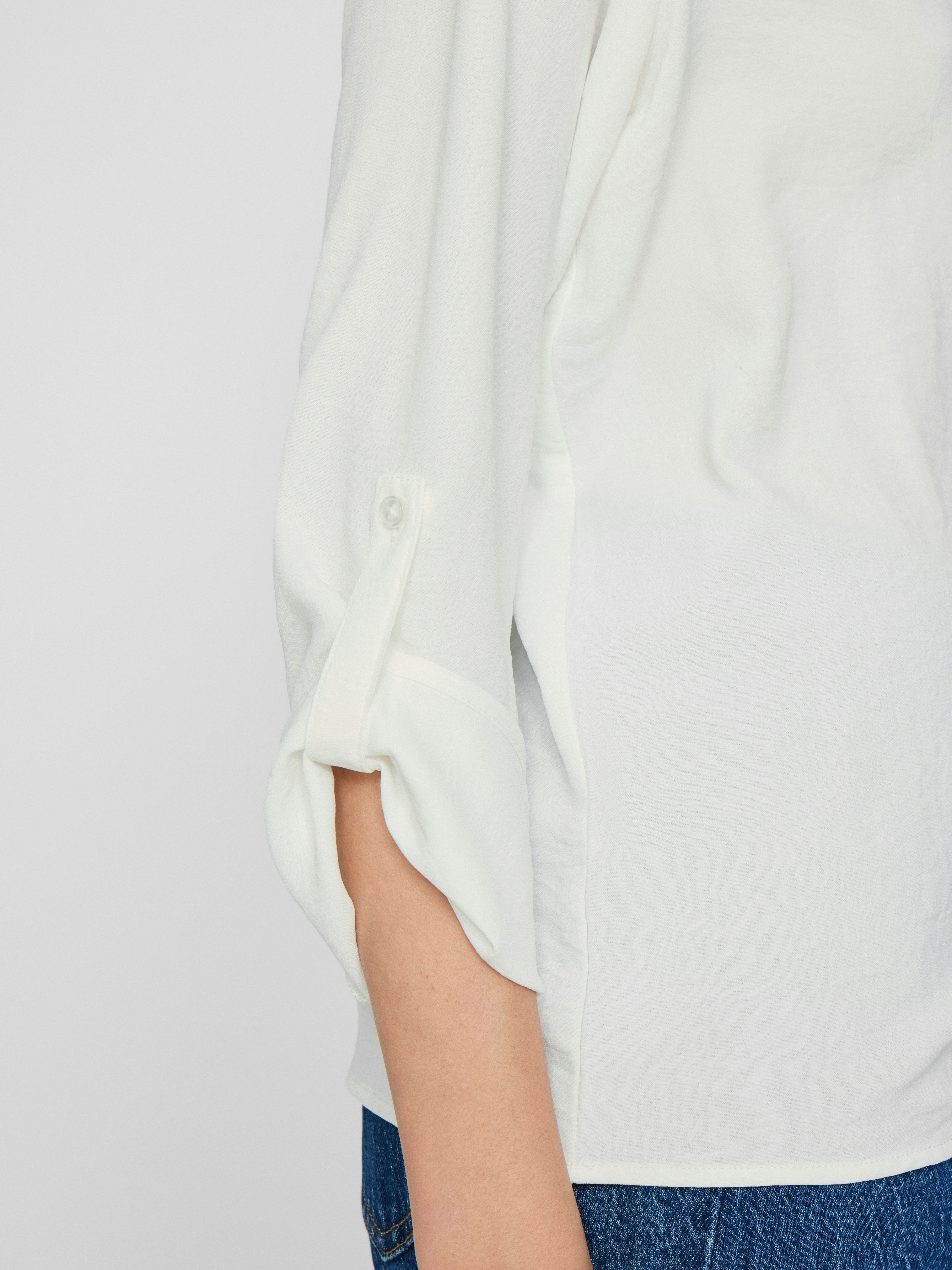 Vila Blusenshirt VIJOSA 3/4 V-NECK TOP - NOOS
