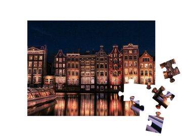 puzzleYOU Puzzle Die tanzenden Häuser von Amsterdam, Niederlande, 48 Puzzleteile, puzzleYOU-Kollektionen Amsterdam