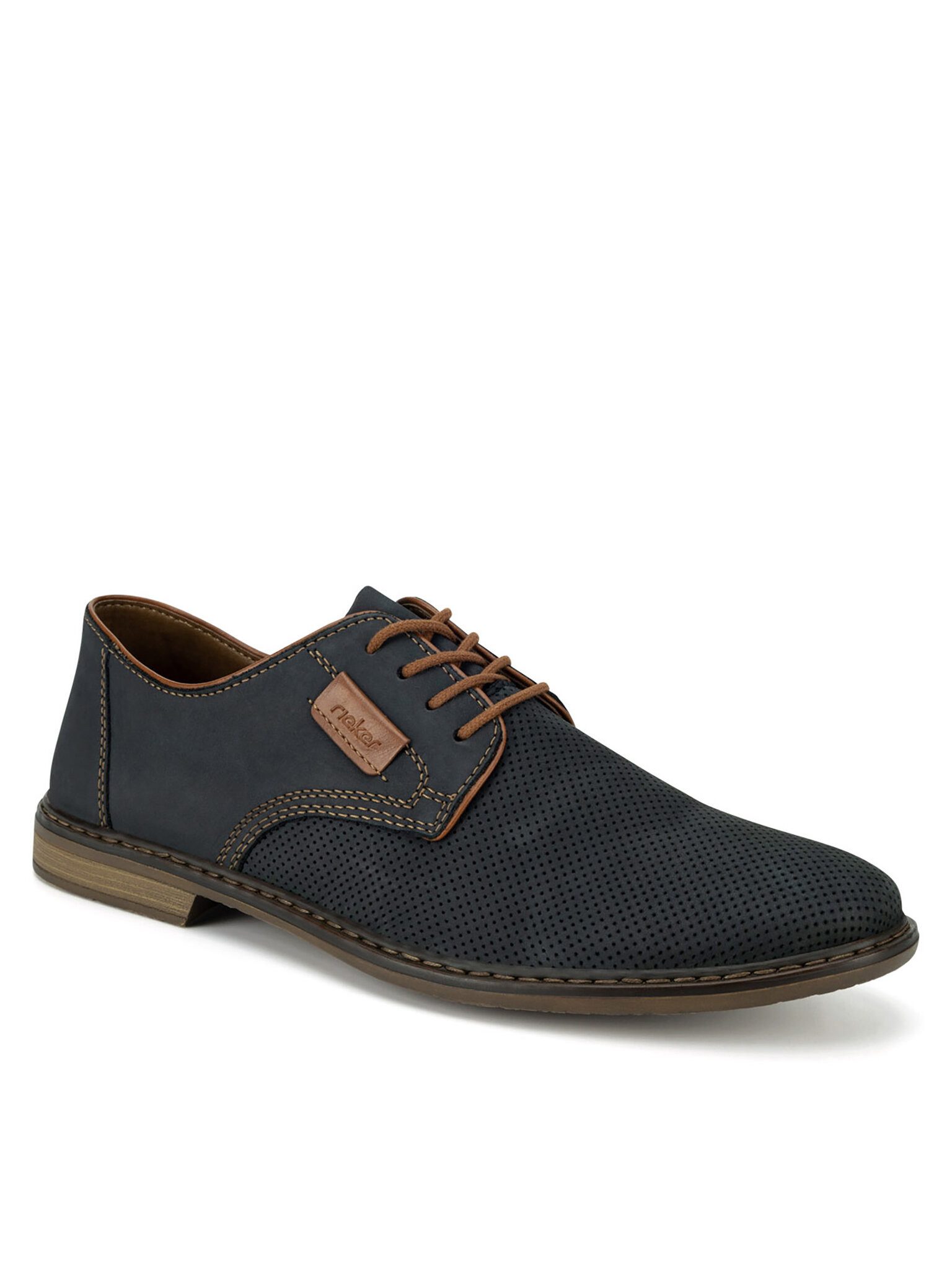 Rieker Halbschuhe 13439-14 Dunkelblau Schnürboots günstig online kaufen