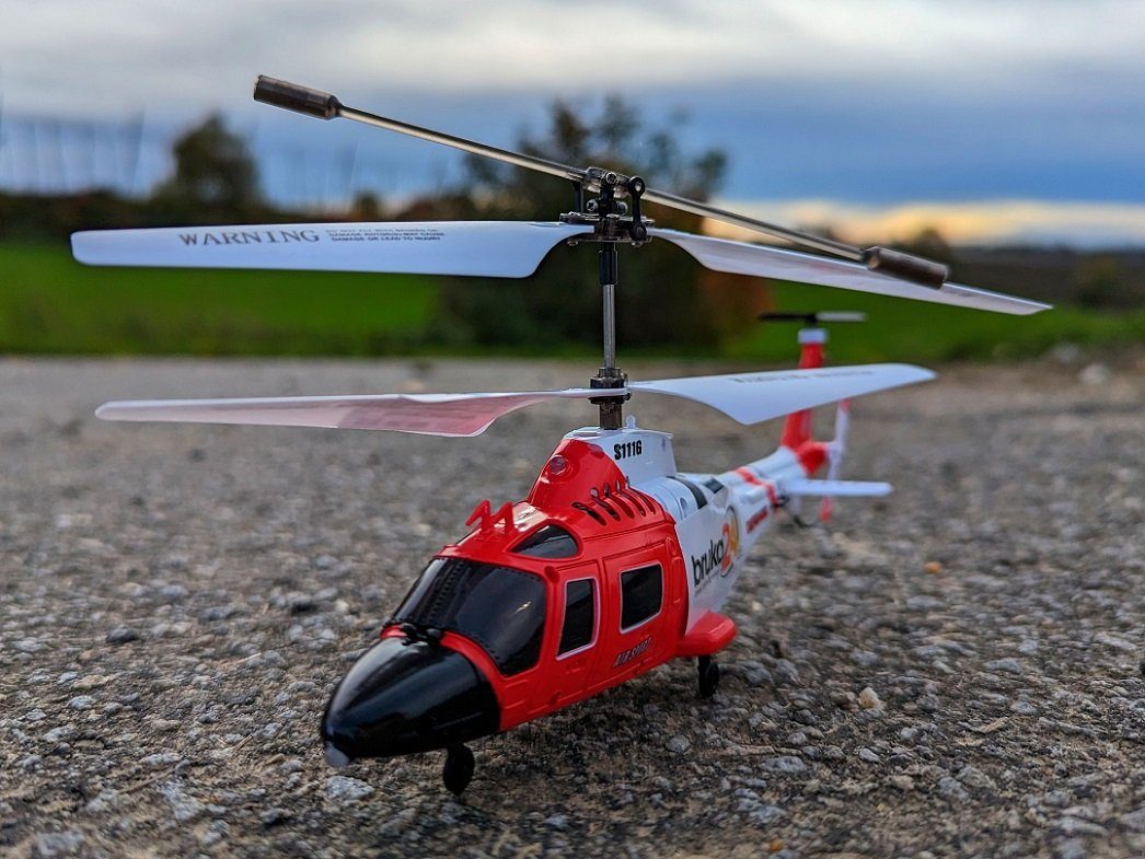 BruKa RC-Helikopter RC Helikopter der Küstenwache AUGUSTA ferngesteuerter Hubschrauber