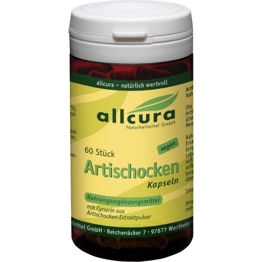 allcura Naturheilmittel GmbH ARTISCHOCKEN KAPSELN Kapseln, 60 St.