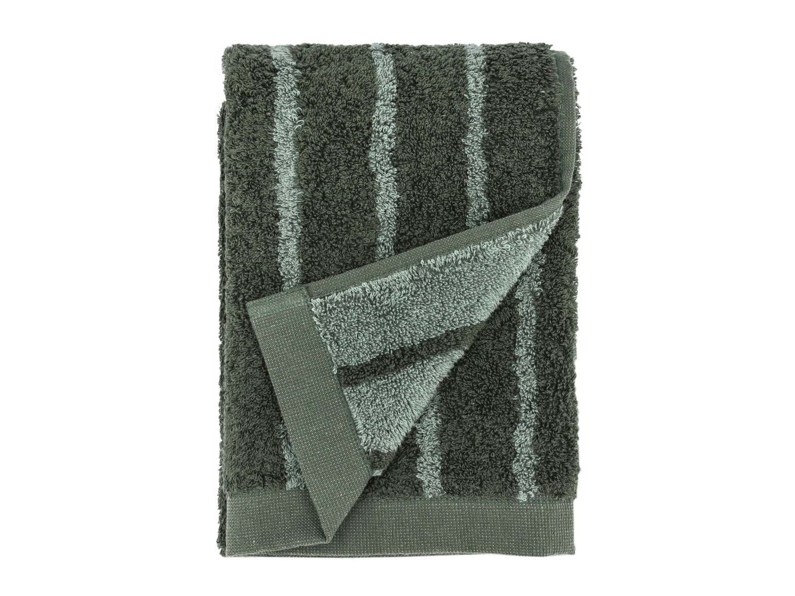 Södahl Handtuch Common, Bio-Baumwolle (kein Set, 1-St), 50x100cm, Double-Face-Optik, Streifen-Look, Bio-Baumwolle