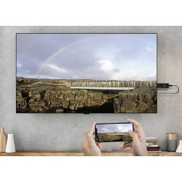 Renkforce 4K Wireless-Stick zum Bildschirmteilen Computer-Kabel, Airplay- und DLNA-kompatibel