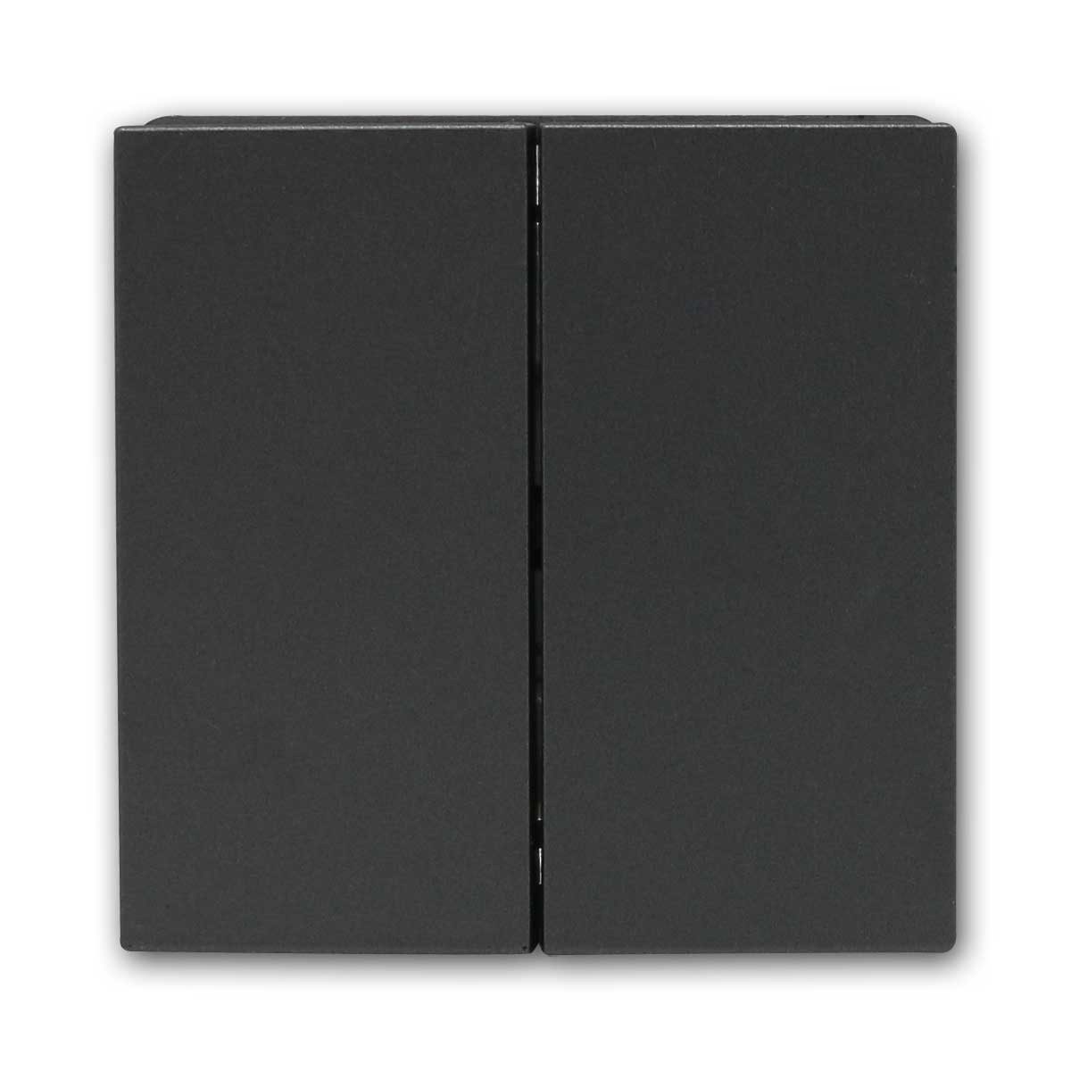 McPower Serien-Schalter SHALLOW anthraz 250V~/10A o Rahmen Unterputzschalter