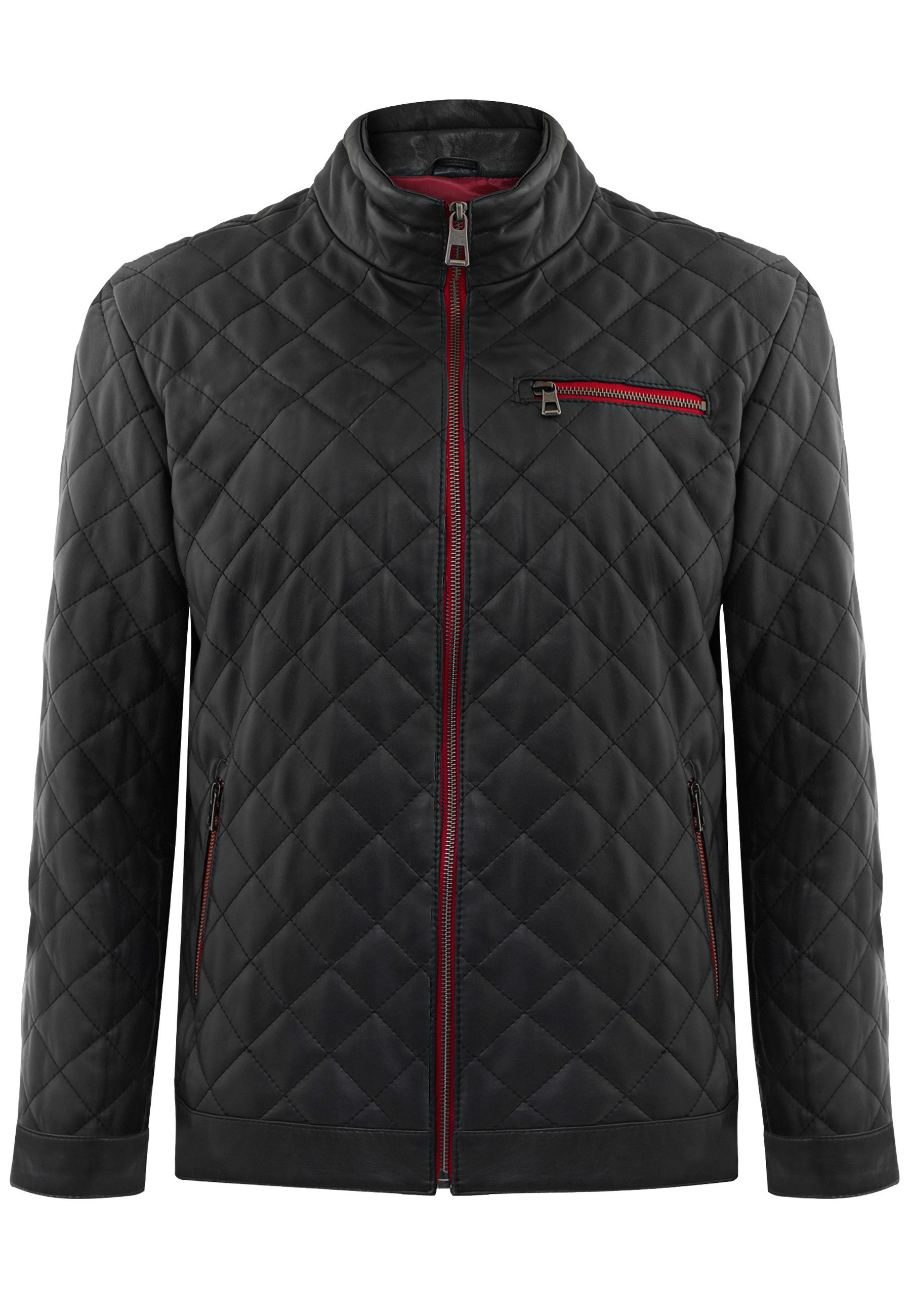 Lederjacke Lederjacke mit Reißverschluss