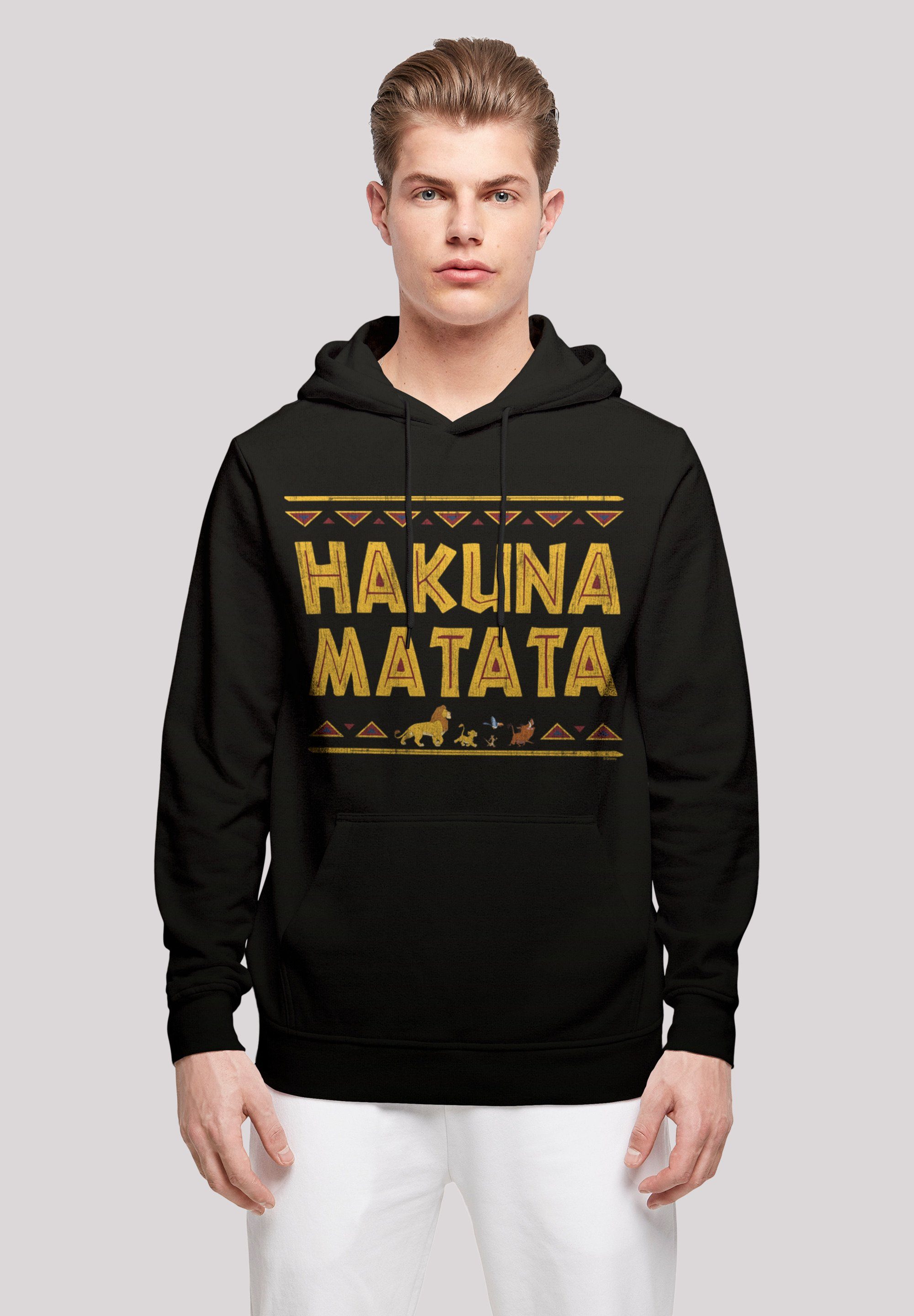 F4NT4STIC Kapuzenpullover Disney König der Löwen Hakuna Matata The Lion  King Print