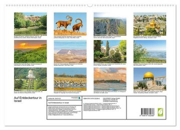 CALVENDO Wandkalender Auf Entdeckertour in Israel (Premium, hochwertiger DIN A2 Wandkalender 2023, Kunstdruck in Hochglanz)