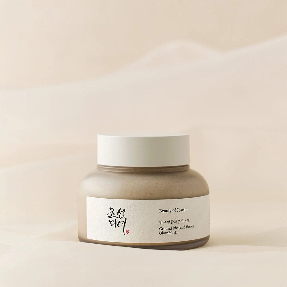 Beauty of Joseon Gesichtsmaske GROUND RICE AND HONEY GLOW MASK, klärt die Poren, für empfindliche Haut
