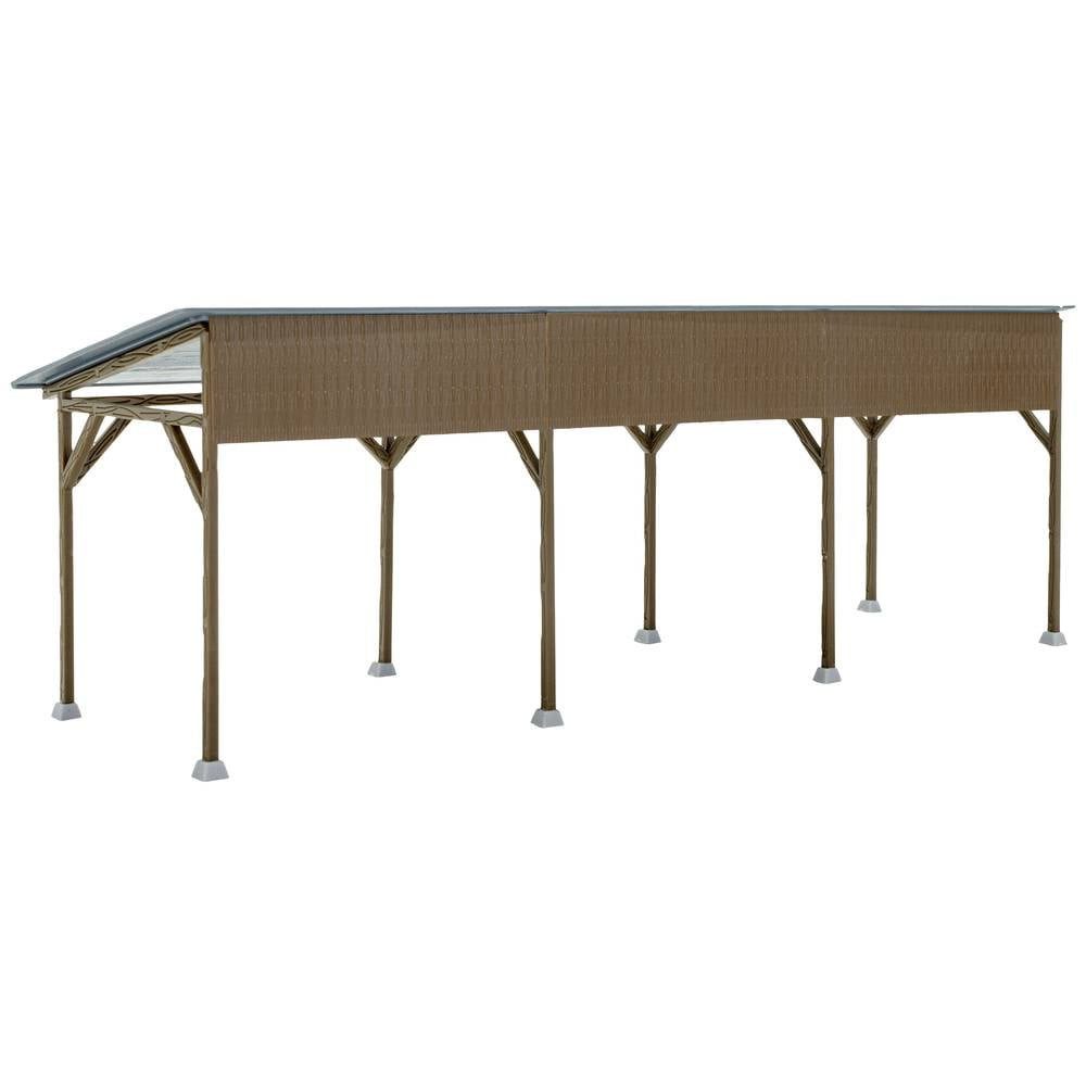Modelleisenbahn-Fertiggelände H0 Holzcarport
