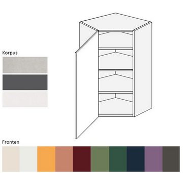 Feldmann-Wohnen Eckhängeschrank Tivoli (Tivoli, 1-St) 60cm Front- und Korpusfarbe wählbar 1-türig