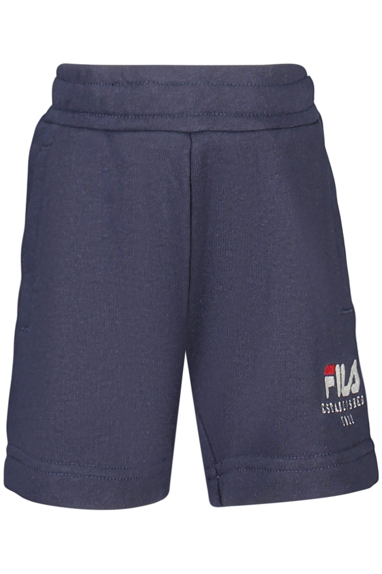 Fila 5-Pocket-Hose Blaue Kinder Shorts aus Bio-Baumwolle mit Stickerei und Taschen