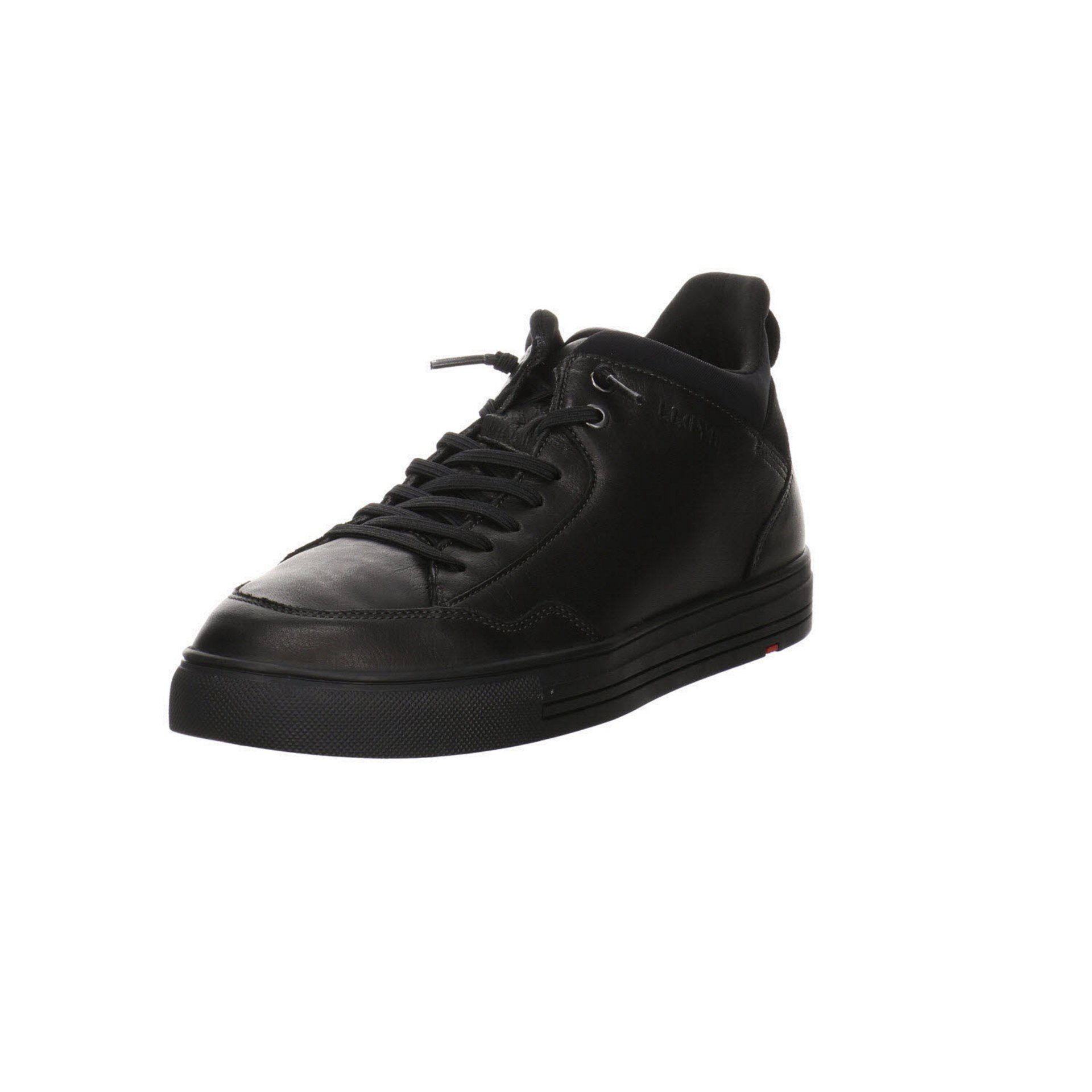 LLOYD Men’s Belts Lloyd Herren Sneaker Schuhe Edibur High-Top Sneaker Sneaker Leder-/Textilkombination schwarz dunkel | 