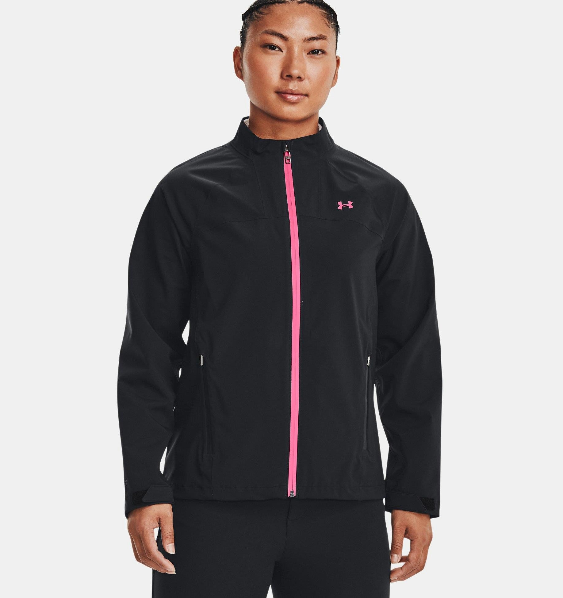 Under Armour® Sweatjacke Under Armour Golf Jacke Stormproof 2.0 Schwarz Damen
