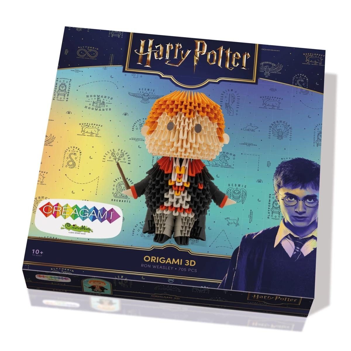 CREAGAMI Kreativset Origami Bastelset Harry Potter 3D Modell zum Falten ohne Kleber
