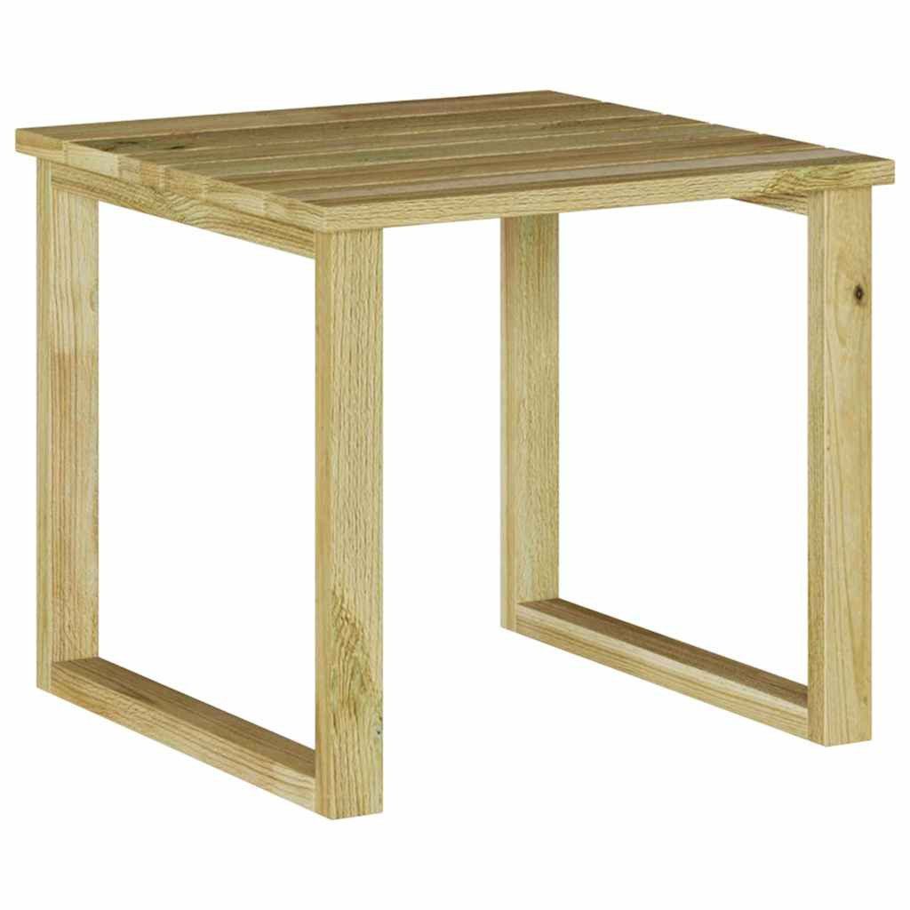 vidaXL Gartentisch Tisch Natur 40 x 40 x 36 cm Imprägniertes Kiefernholz (1-St)