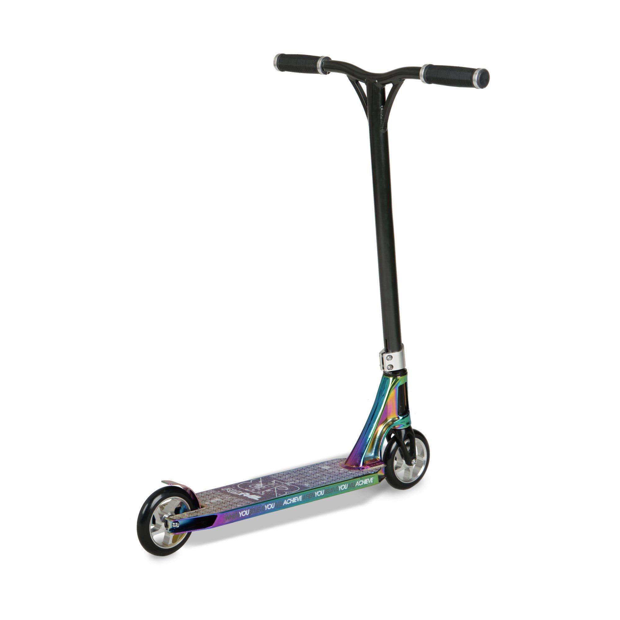 RipRail Scooter Pro Series 2, (4 tlg), Stunt Scooter Tretroller Kinderroller mit Stunt Pegs Tretroller Alu