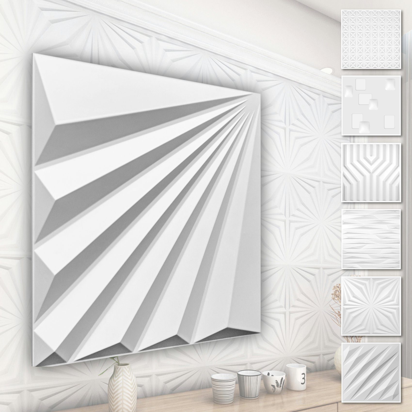 Hexim Wanddekoobjekt HD142 (PVC Kunststoff - günstig online kaufen