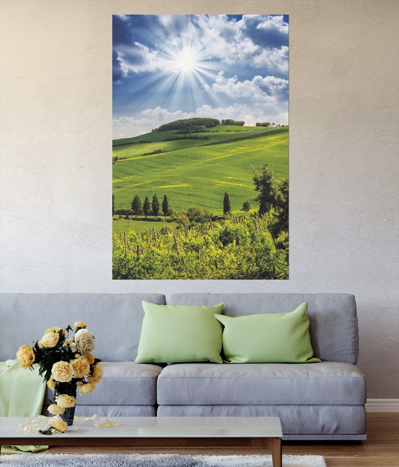 Wallario Poster, Strahlender Sonnenschein, in verschiedenen günstig online kaufen