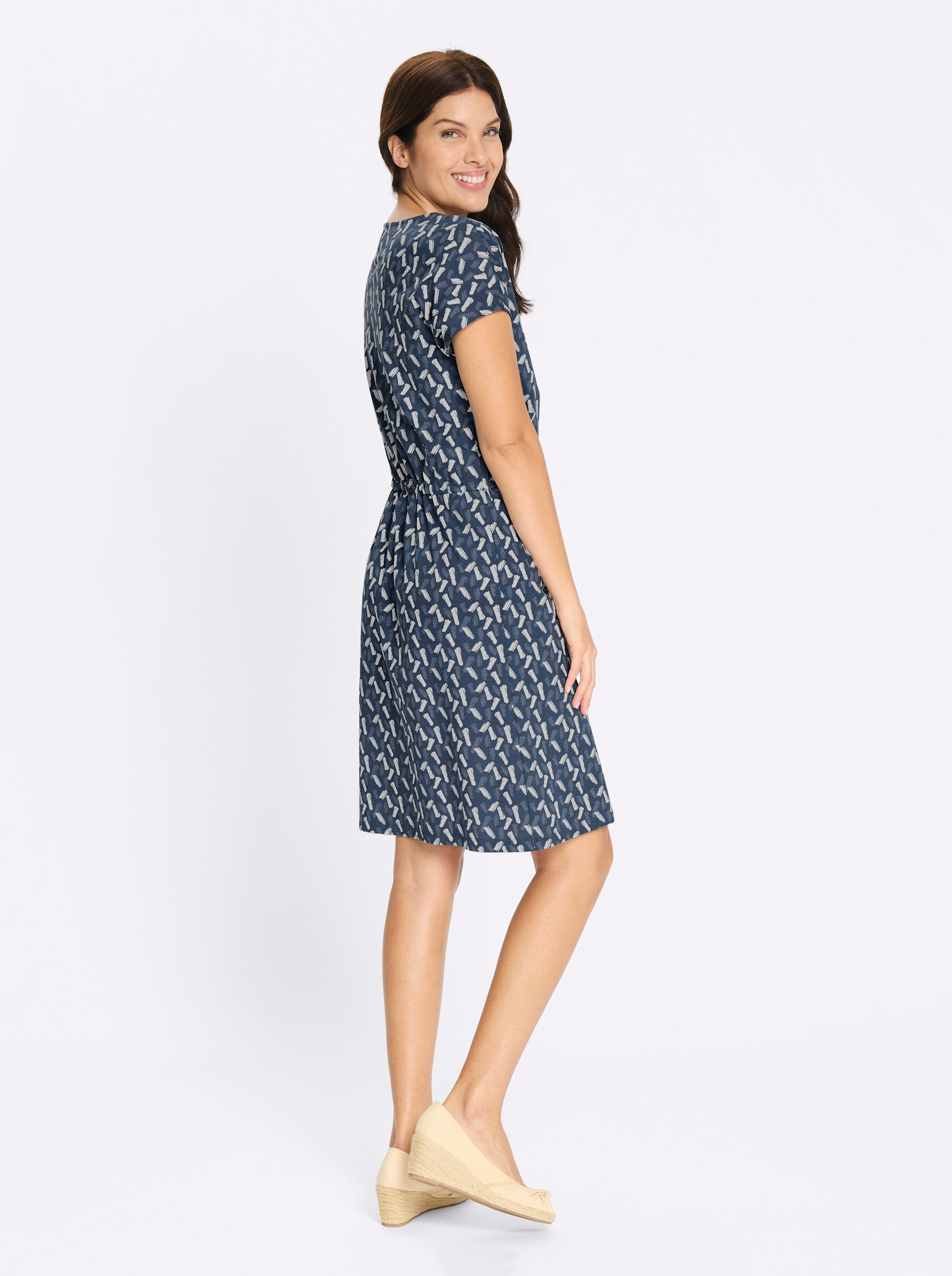 Sieh an! Jerseykleid Jersey-Kleid Kurzarm günstig online kaufen