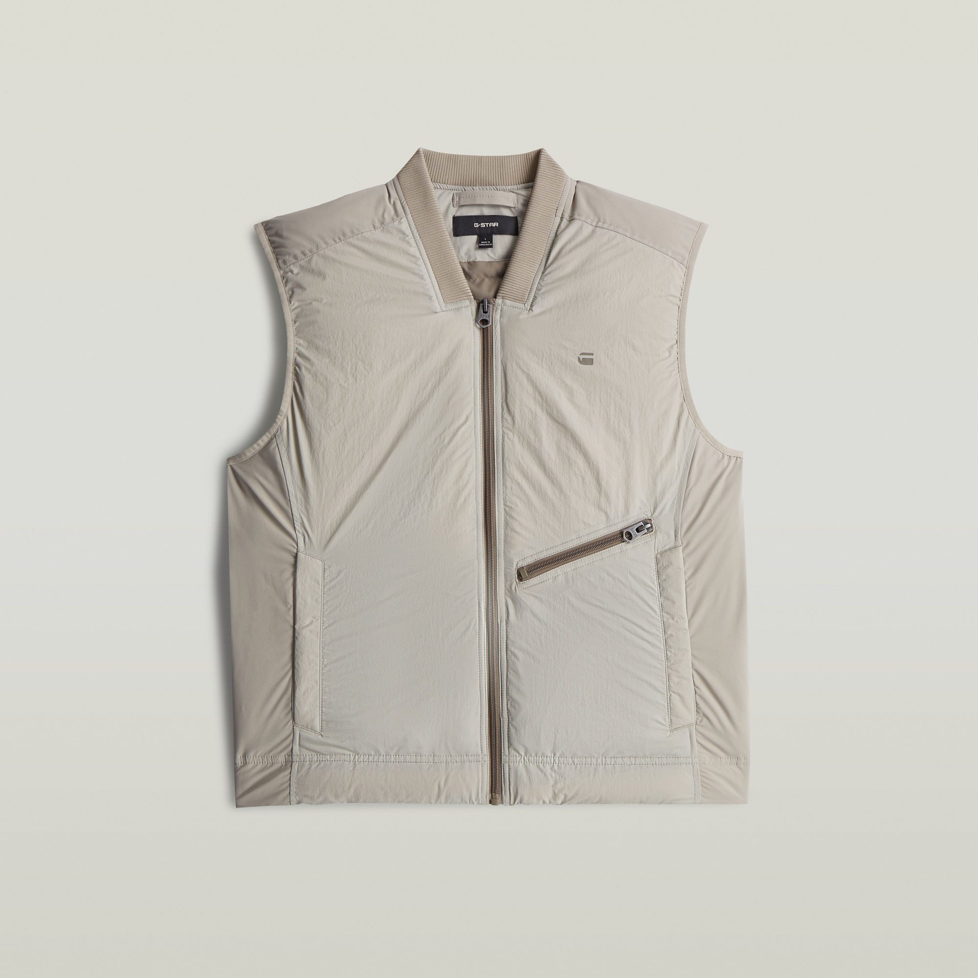 G-STAR Steppweste LW vest elephant skin