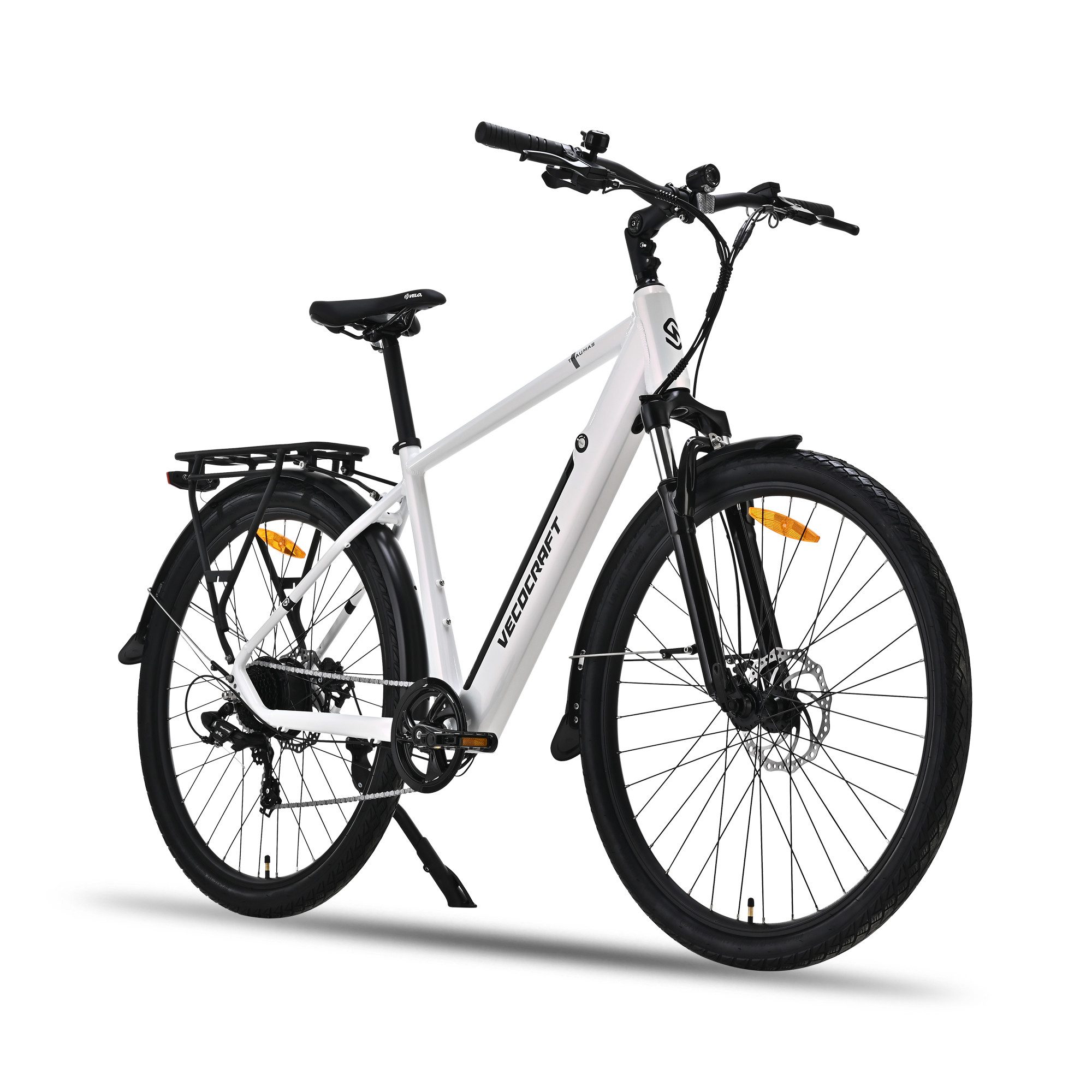 VECOCRAFT E-Bike Trekkingrad Thaumas 375WH, 7 Gang Shimano, Kettenschaltung, Heckmotor, 375 Wh