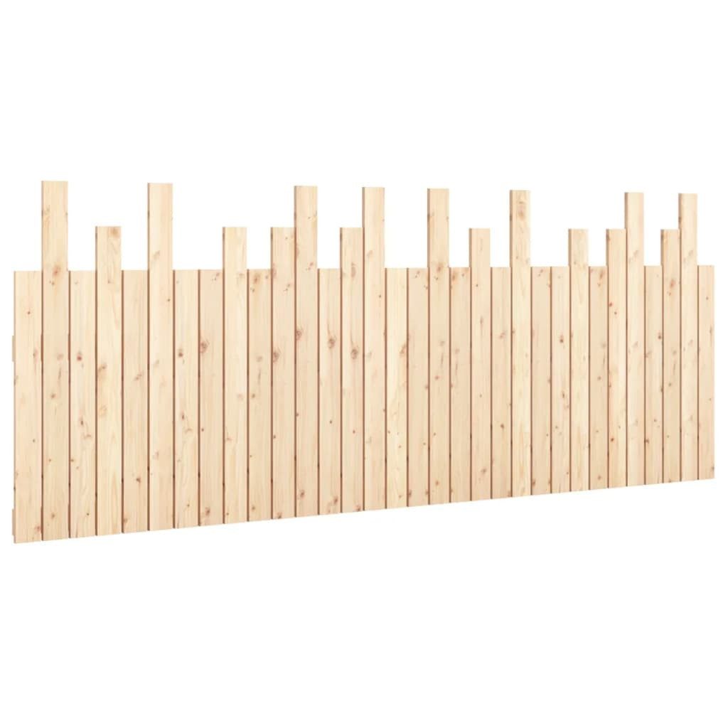 vidaXL Kopfteil Wand-Kopfteil 204x3x80 cm Massivholz Kiefer, (1 St)