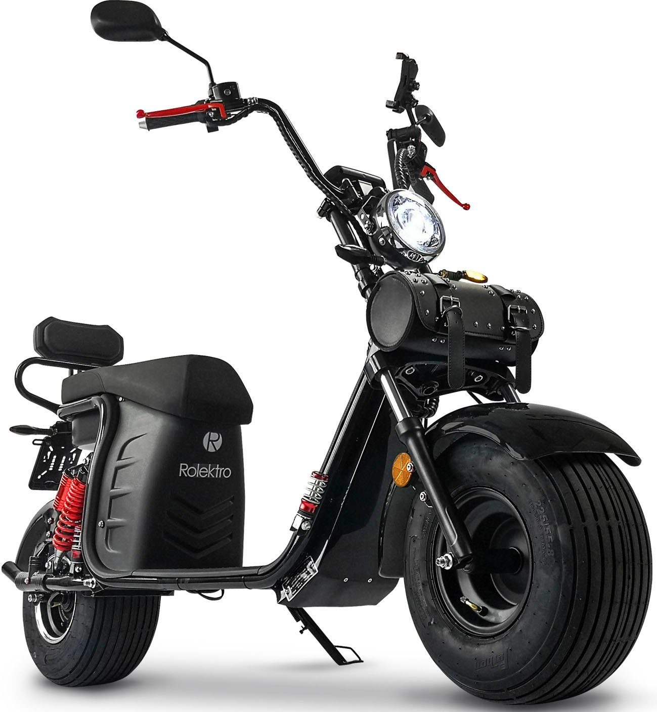 Rolektro E-Motorroller E-Cruiser 45 Lithium, Schwarz, 60V-20Ah Akku, 1500  Watt, 1500 W, 45 km/h