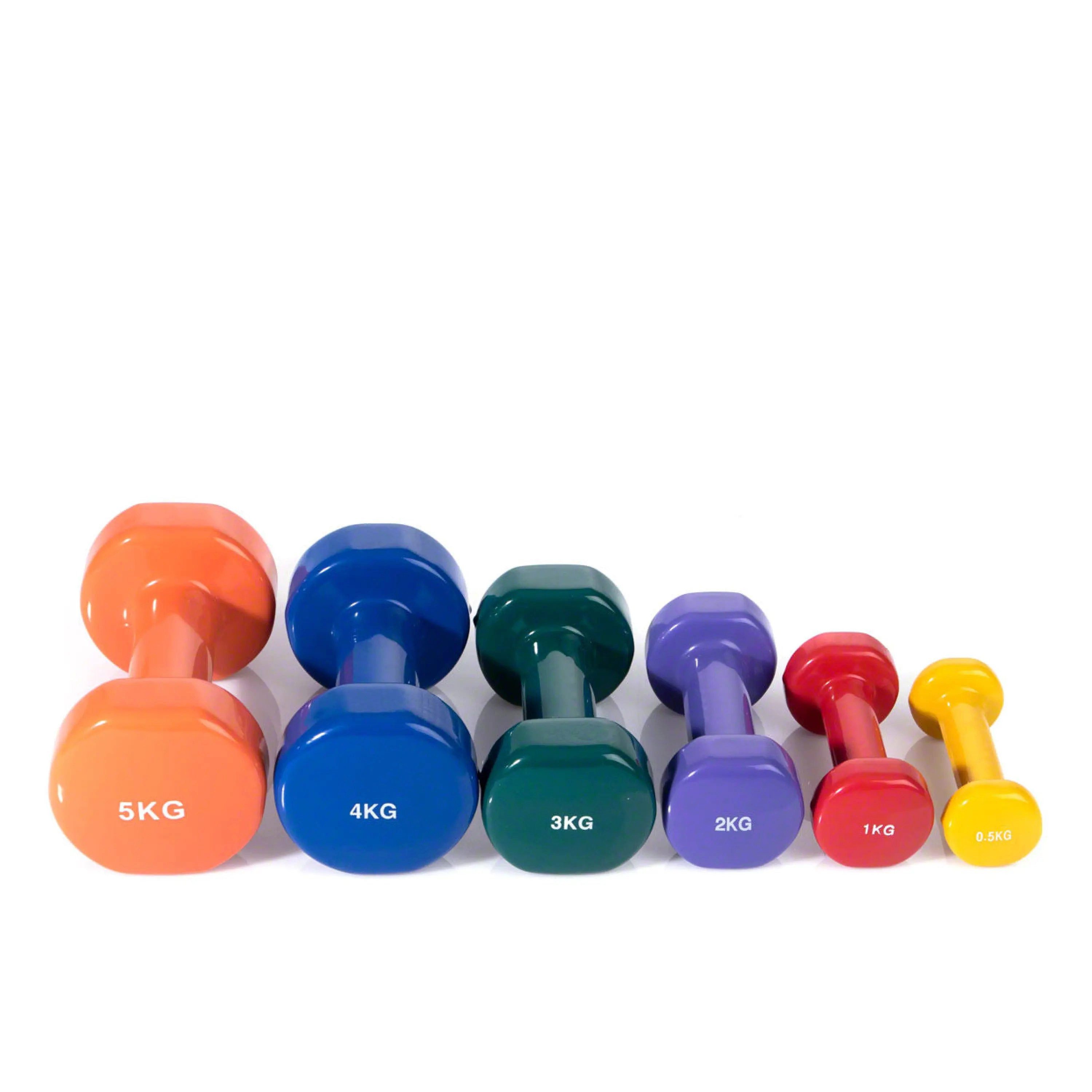 Sport-Knight® Gymnastikhantel Gymnastikhanteln, 1 Paar Kurzhantel Gewichtsstufen 0,5-5 Kg