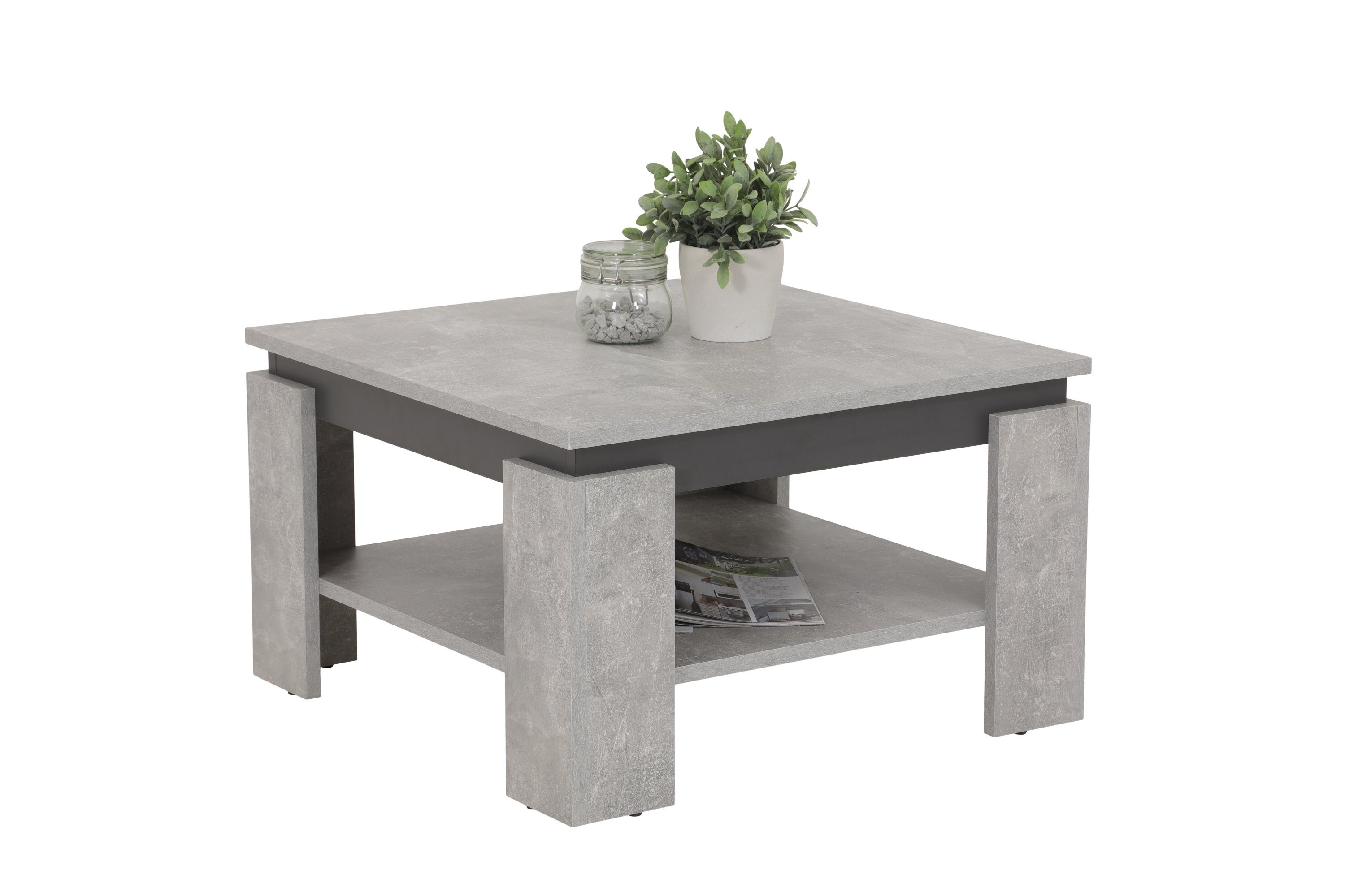HELA Couchtisch Couchtisch, HELA Couchtisch TIM III (BHT 68x41x68 cm) Wohnzimmertisch Sofatisch