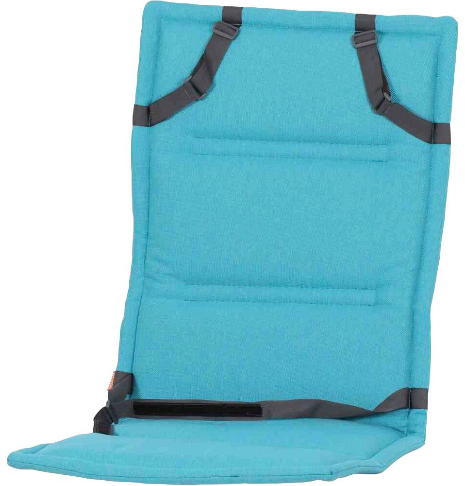 Siena Garden Sesselauflage Musica, flexible Haltebänder, BxT: 48x110 cm aqua | Sessel-Erhöhungen