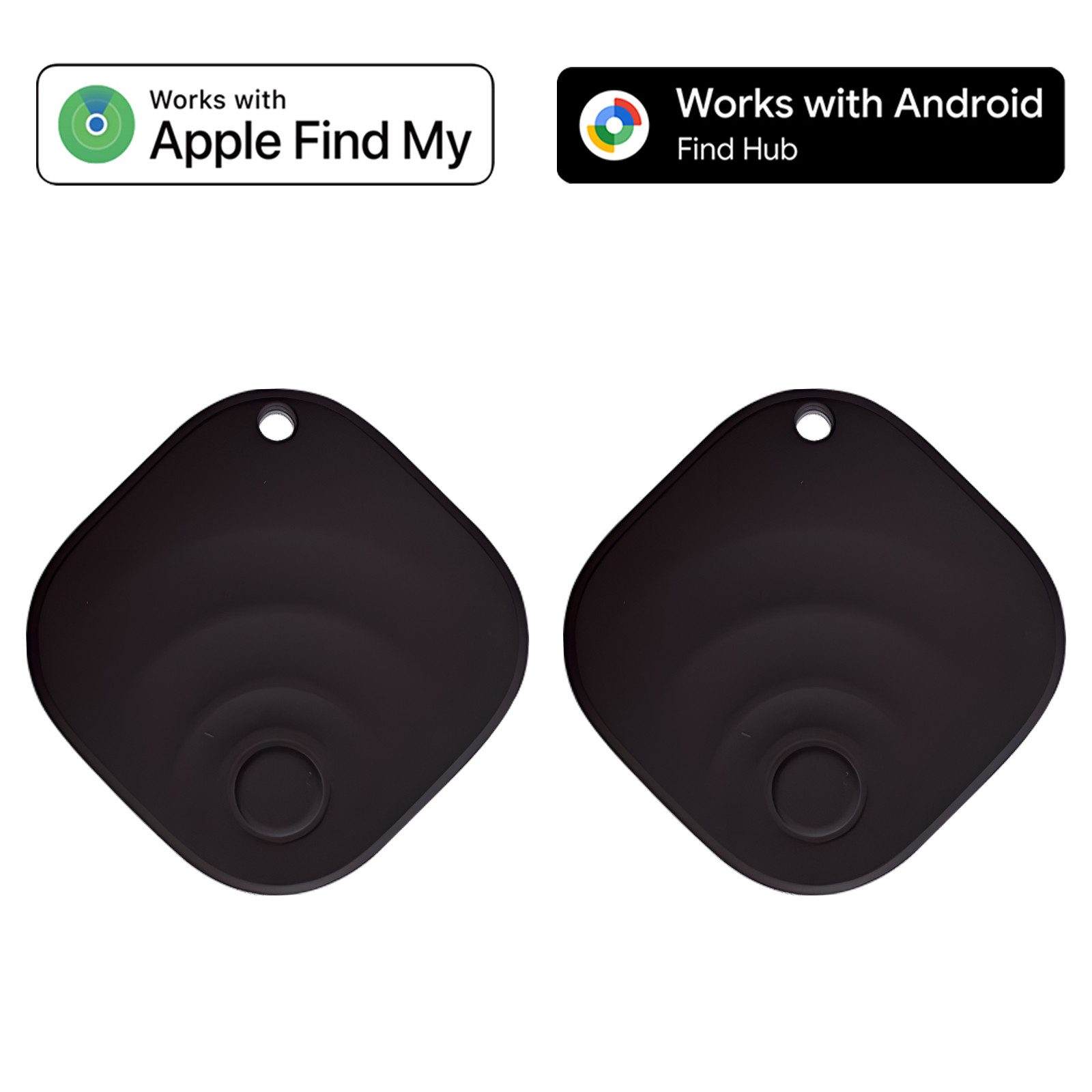 Rayofi Smart Tracker, Bluetooth-Tracker mit iOS and Android-Geräte GPS-Tracker (2St., fürFahrräder/Gepäck/Haustiere, 100% Datenschutz)