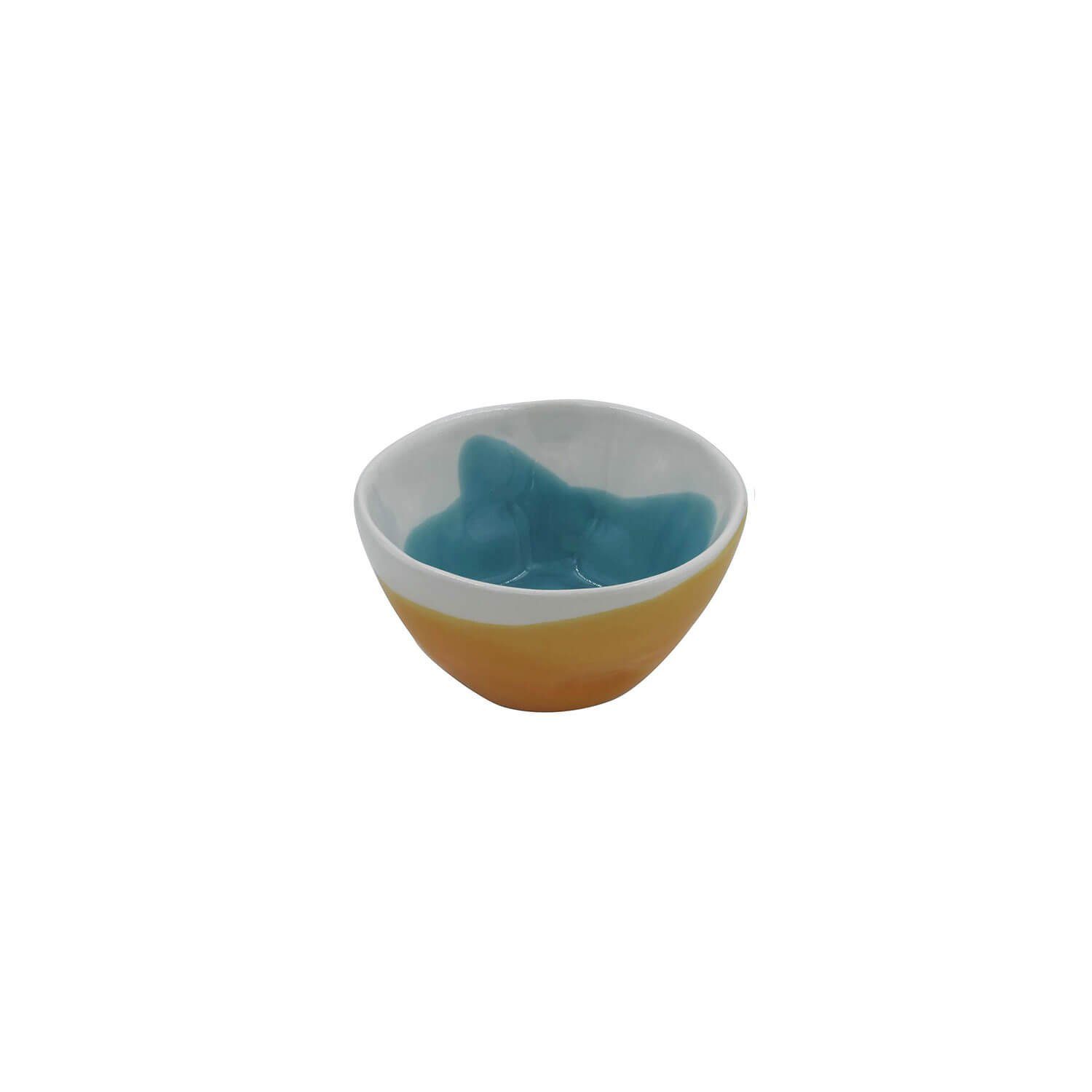 Mini gelb/blau Servierschüssel Portuguese Bowl COLOR, Vista Keramik