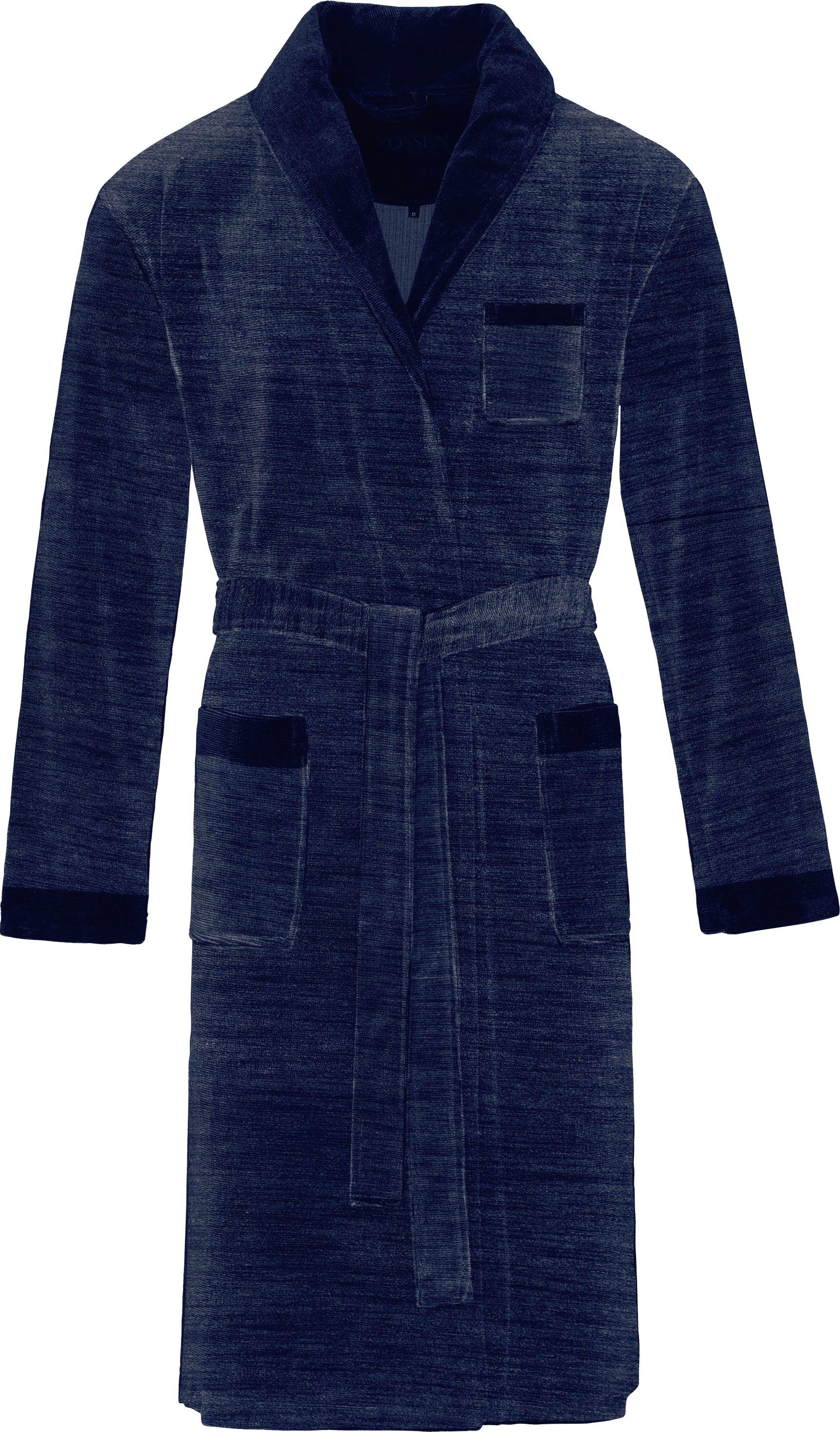 Vossen Bademantel Alberto, ideal für Sauna & Spa, Hotelbademantel, Morgenma günstig online kaufen