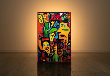 YS-Art Gemälde Mosaik der Identität, Abstraktion