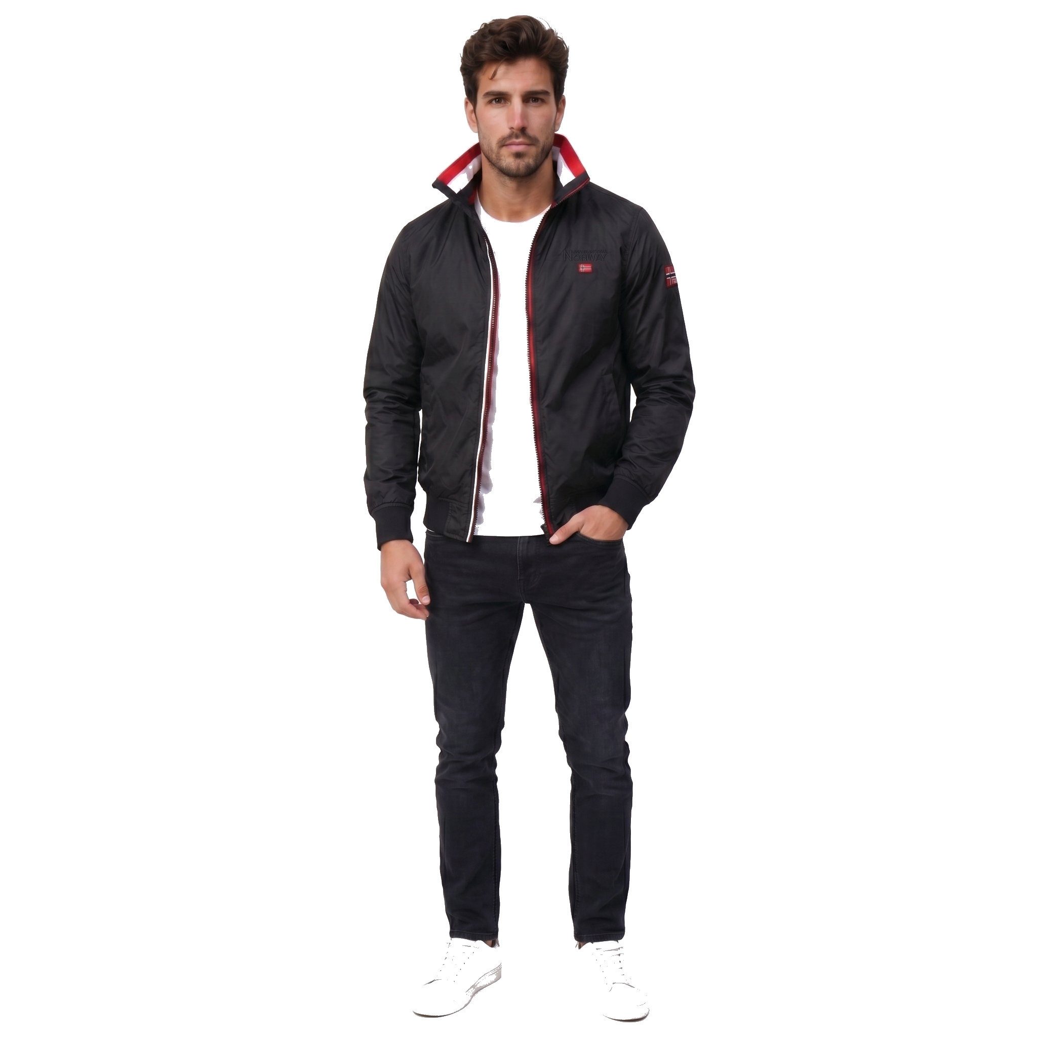 Geographical Norway Steppjacke Herren leichte Übergangsjacke, wasserabweisend Herbst & Frühling