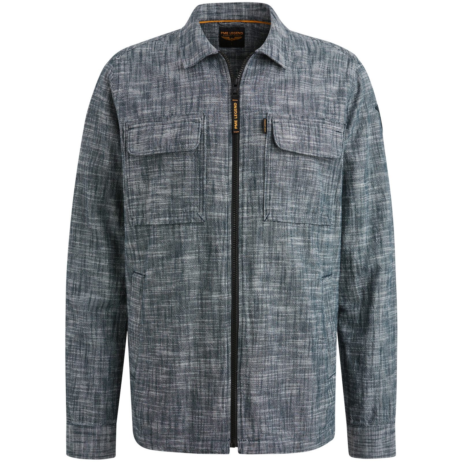 PME Legend Overshirt 2 Tone Slub Navy - Größe XXL günstig online kaufen