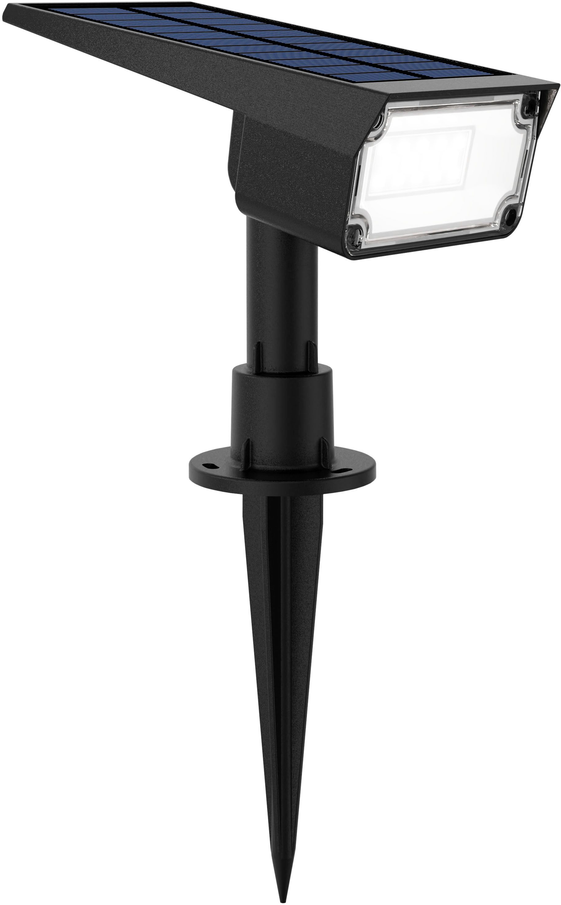 Luxform Gartenleuchte Luxform Solar Areg, LED fest integriert, Warmweiß, Gartenleuchte, Solarenergie, Smarthome, kabellos