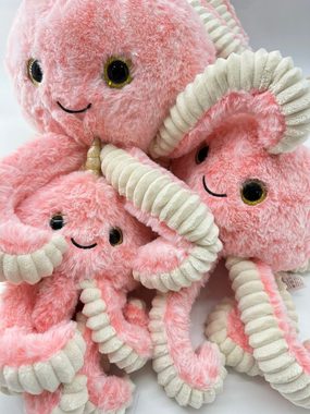 soma Kuscheltier Krake Plüsch Spielzeug Octopus Kuscheltier Cartoon Oktopus Rosa 34 cm (1-St), Super weicher Plüsch Stofftier Kuscheltier für Kinder zum spielen