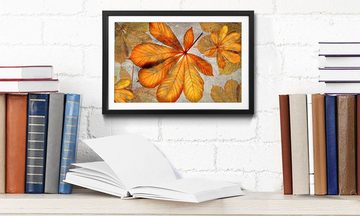 WandbilderXXL Bild mit Rahmen Beautiful Fall, Blätter, Wandbild, in 4 Größen erhältlich