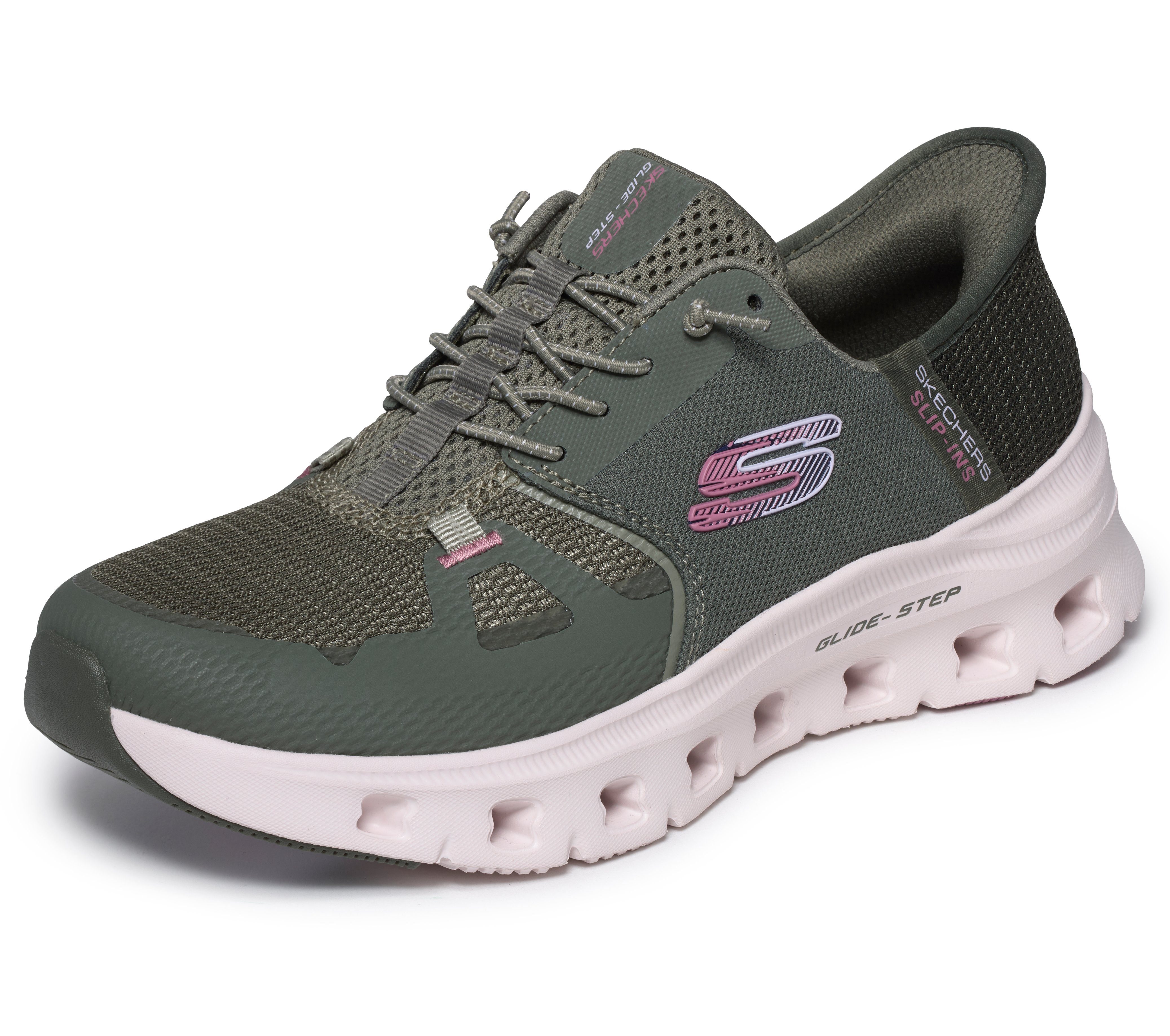 Skechers GLIDE-STEP PRO Slip-On Sneaker Slipper, Halbschuh, Schlupfschuh, Freizeitschuh mit Memory Foam