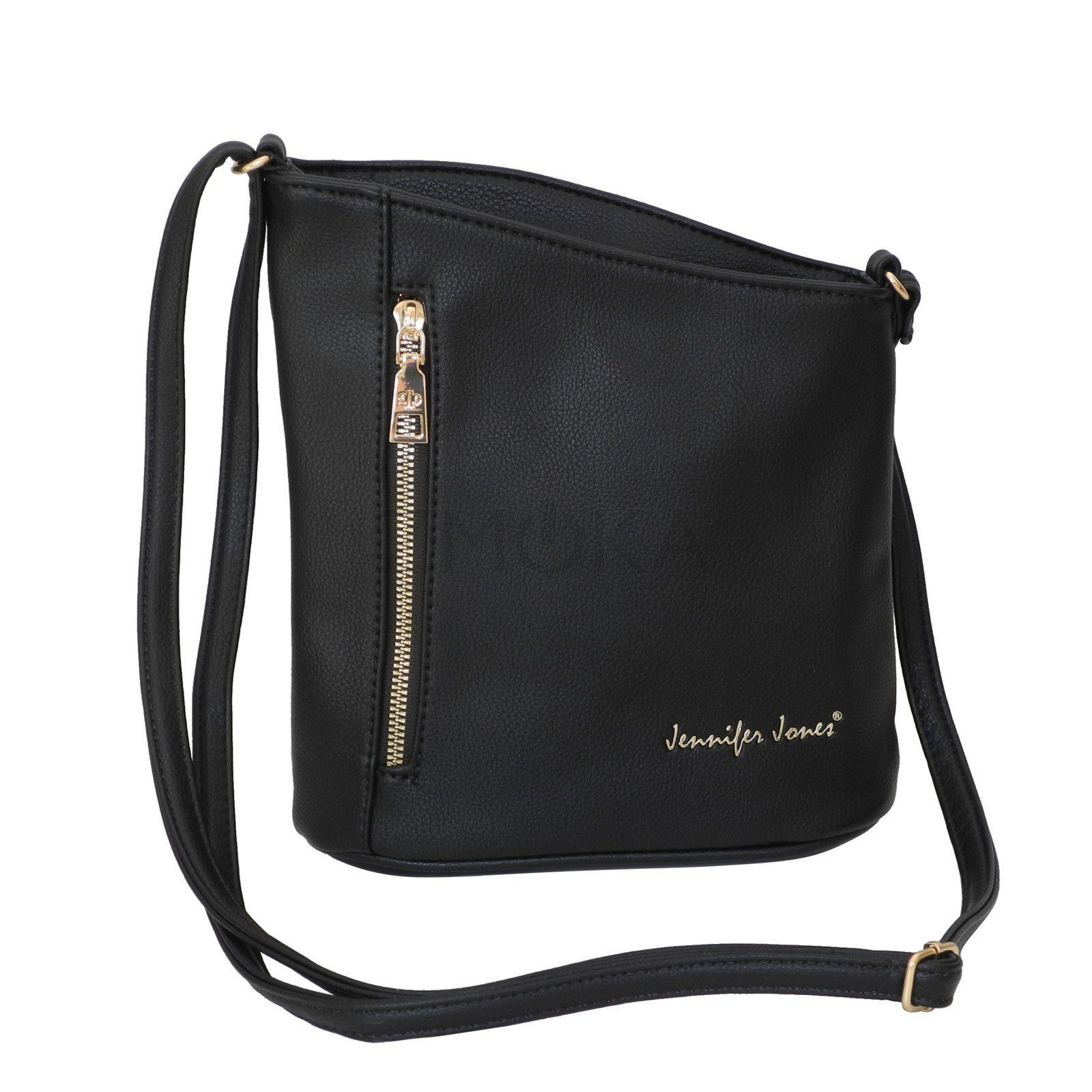 Jennifer Jones Handtasche Jennifer Jones - Damen Umhängetasche Schultertasche Handtasche Auswahl Schwarz