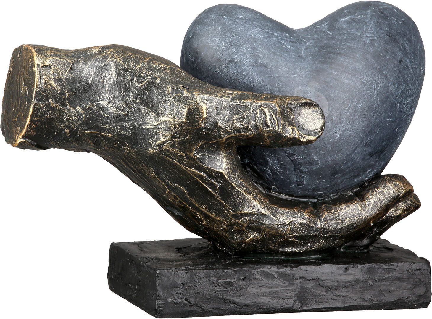 GILDE Skulptur Skulptur Heart in your Hand