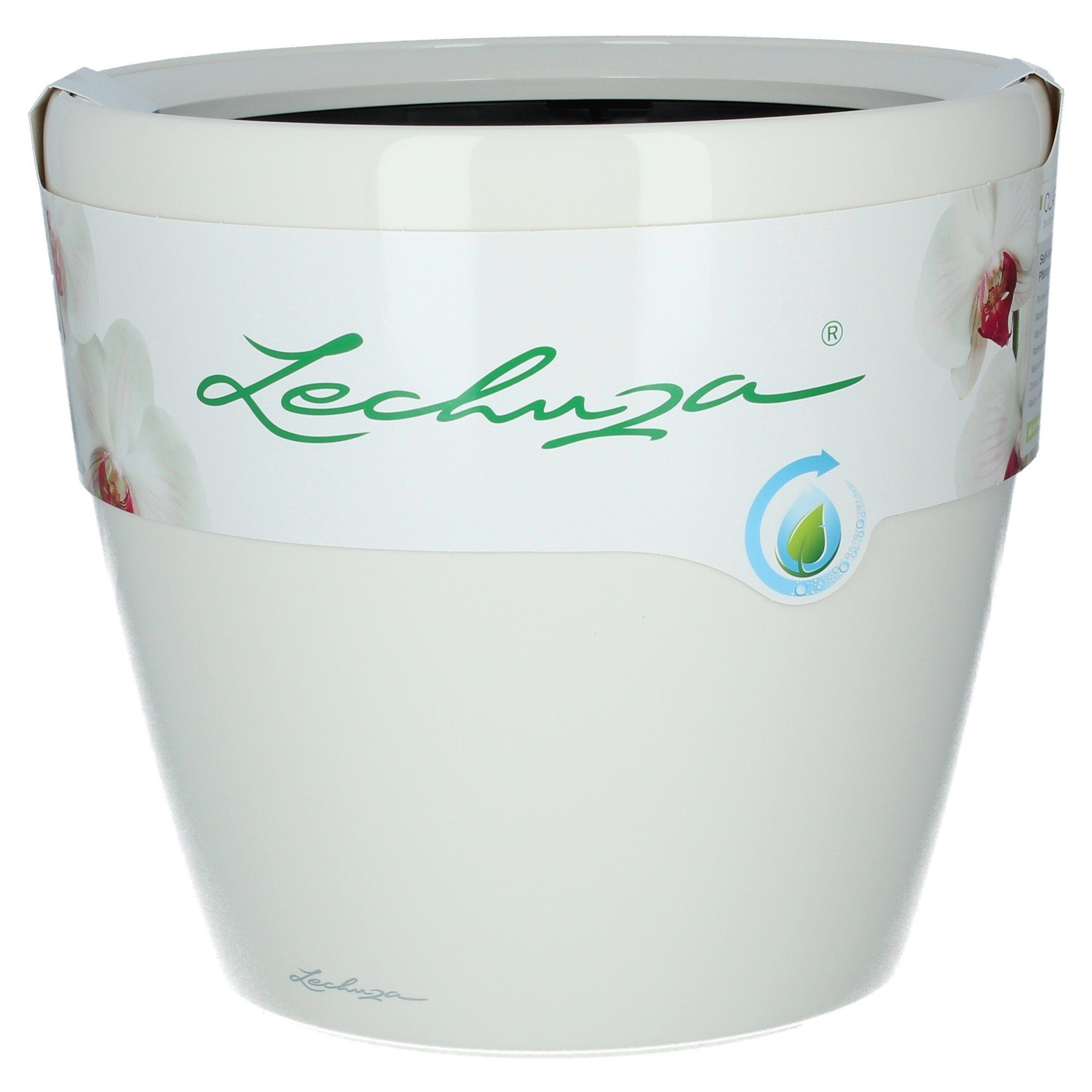 Lechuza® Blumentopf Classico LS 35 - weiß hochglanz Komplettset (1 St)