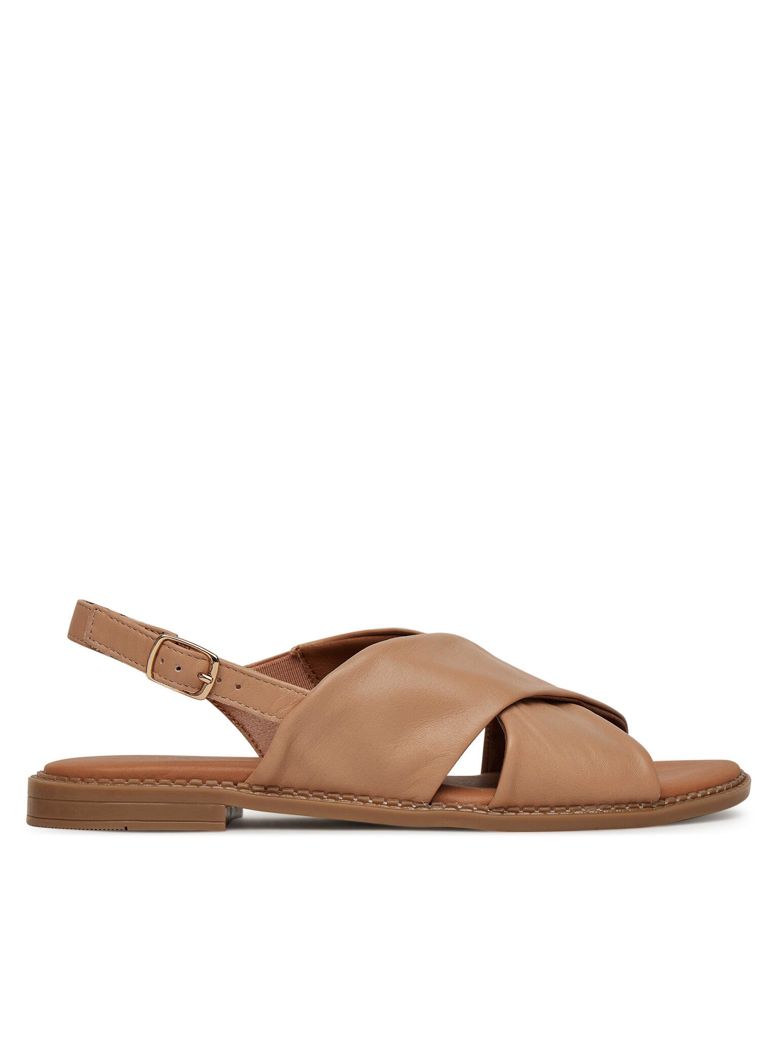 LASOCKI Lasocki Damen Sandals Beige Lasocki-CEO-EST-AFIONA-11 Beige Dunkel Sandale