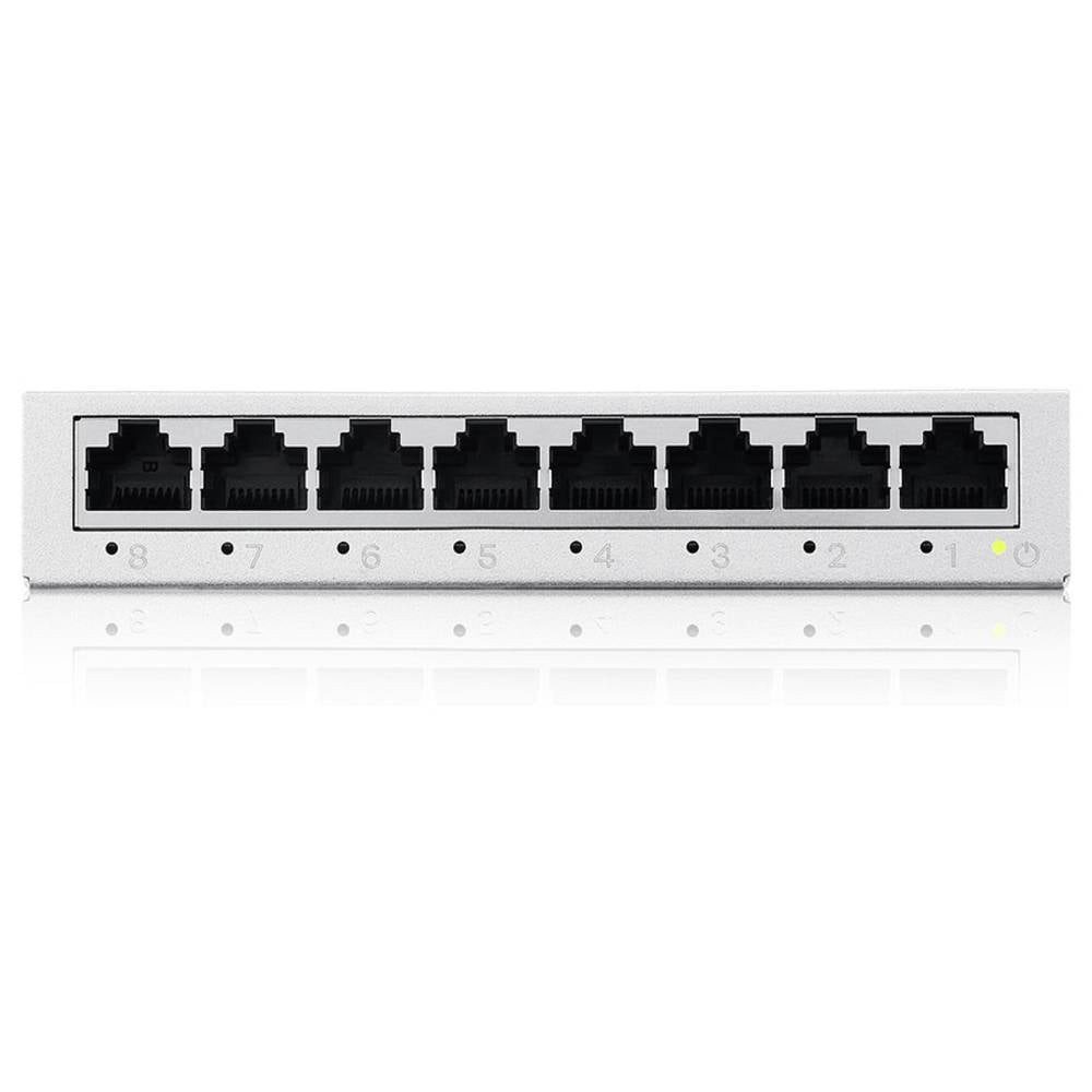 Zyxel 8-Port Desktop Gigabit Ethernet Switch ZY-GS108BV5 Netzwerk-Switch