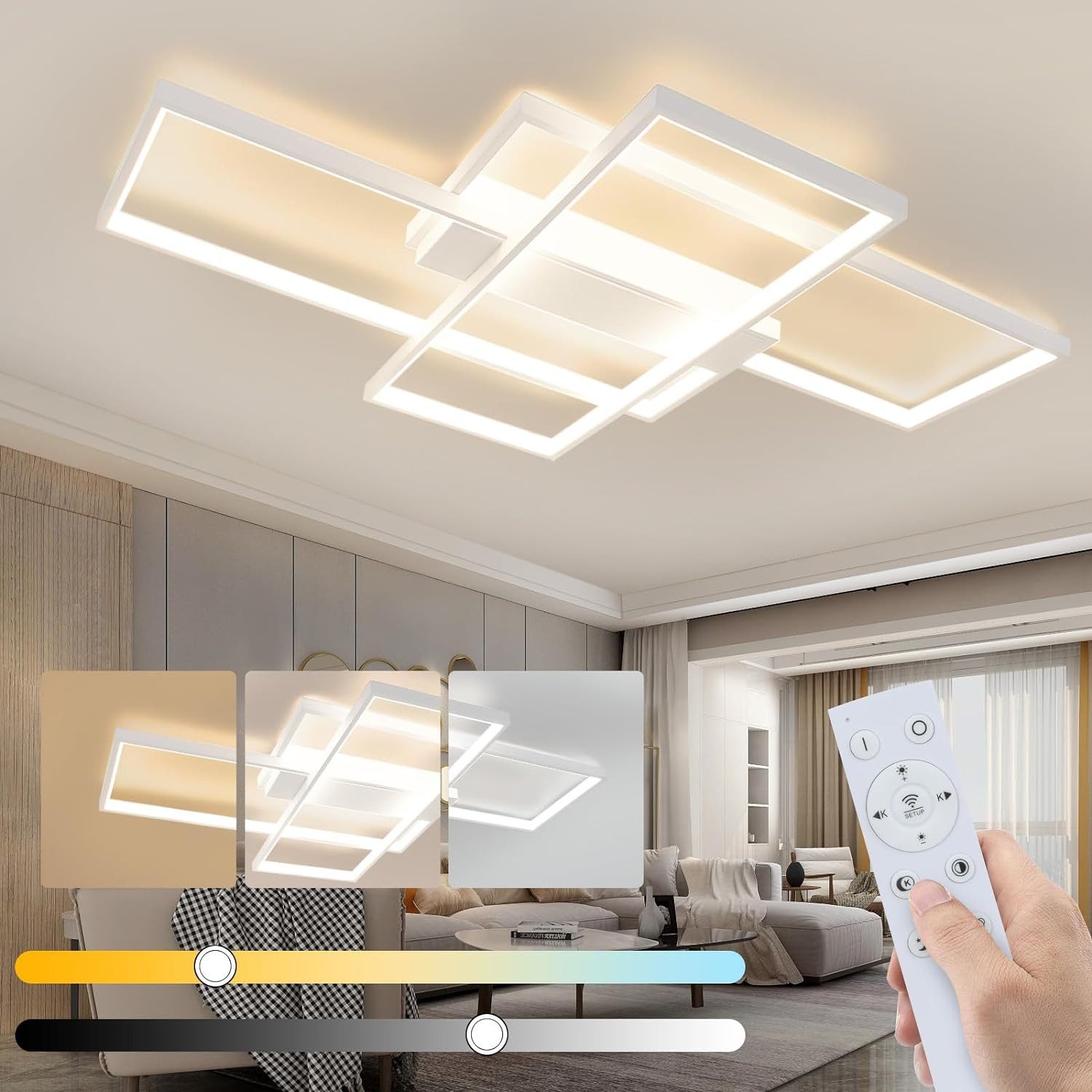 ZMH LED Deckenleuchte Modern Deckenlampe - günstig online kaufen