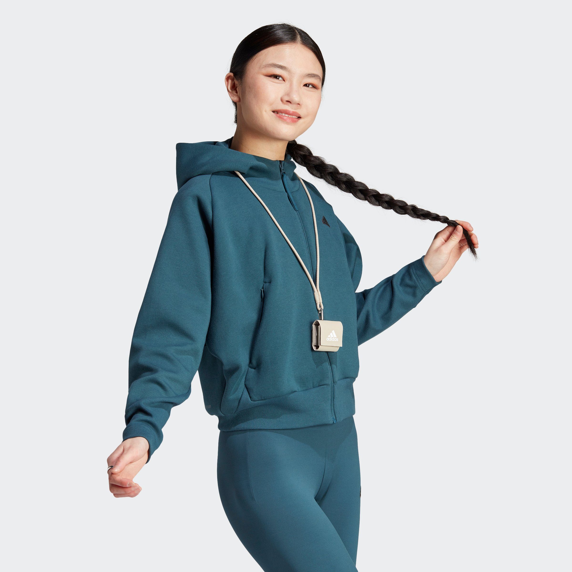 adidas Sportswear Kapuzensweatshirt W Z.N.E. FZ günstig online kaufen