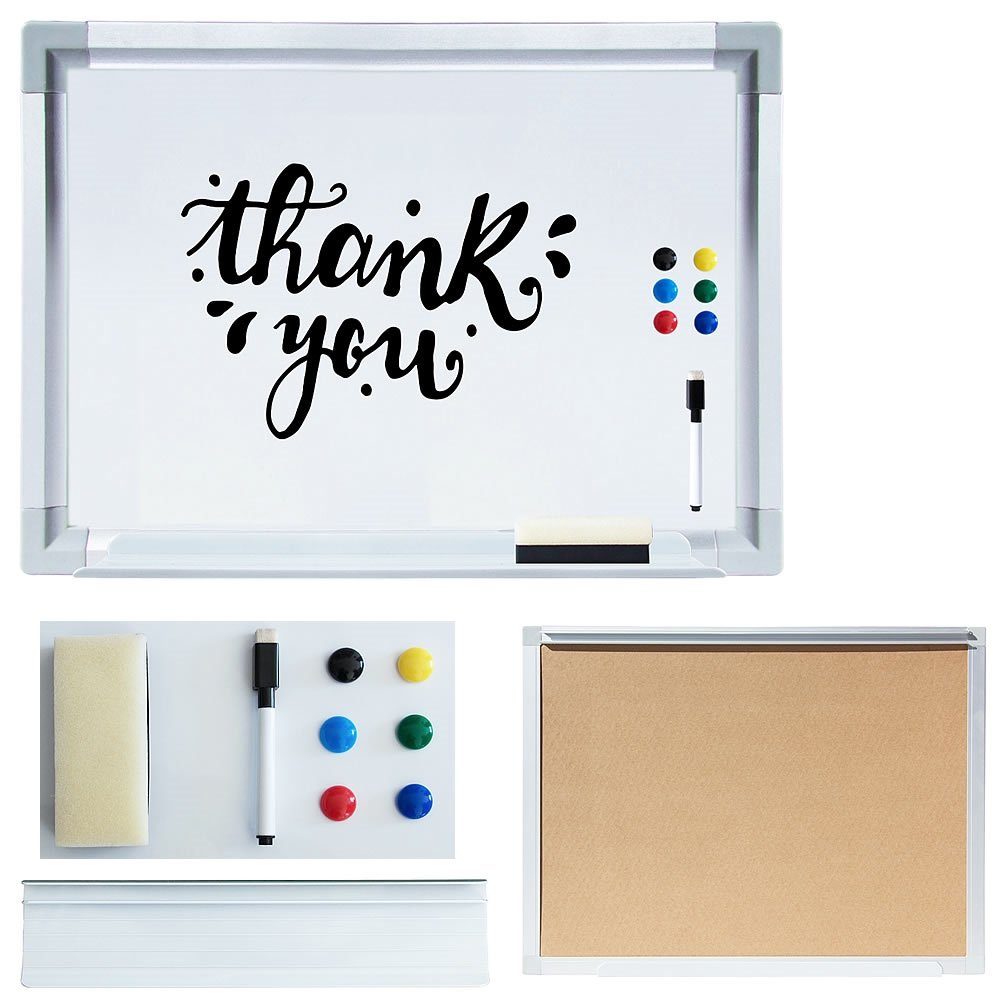 Mucola Magnettafel Magnettafel Whiteboard Pinnwand Memoboard Wandtafel Memoboard, (set, Premium-Whiteboard), Inklusive 1 Stift, 6 Magneten und 1 Schwamm. Reduzierter Preis € 16,90. Unverbindliche Preisempfehlung € 29,90, (€ 16,90 pro 1 Stk)