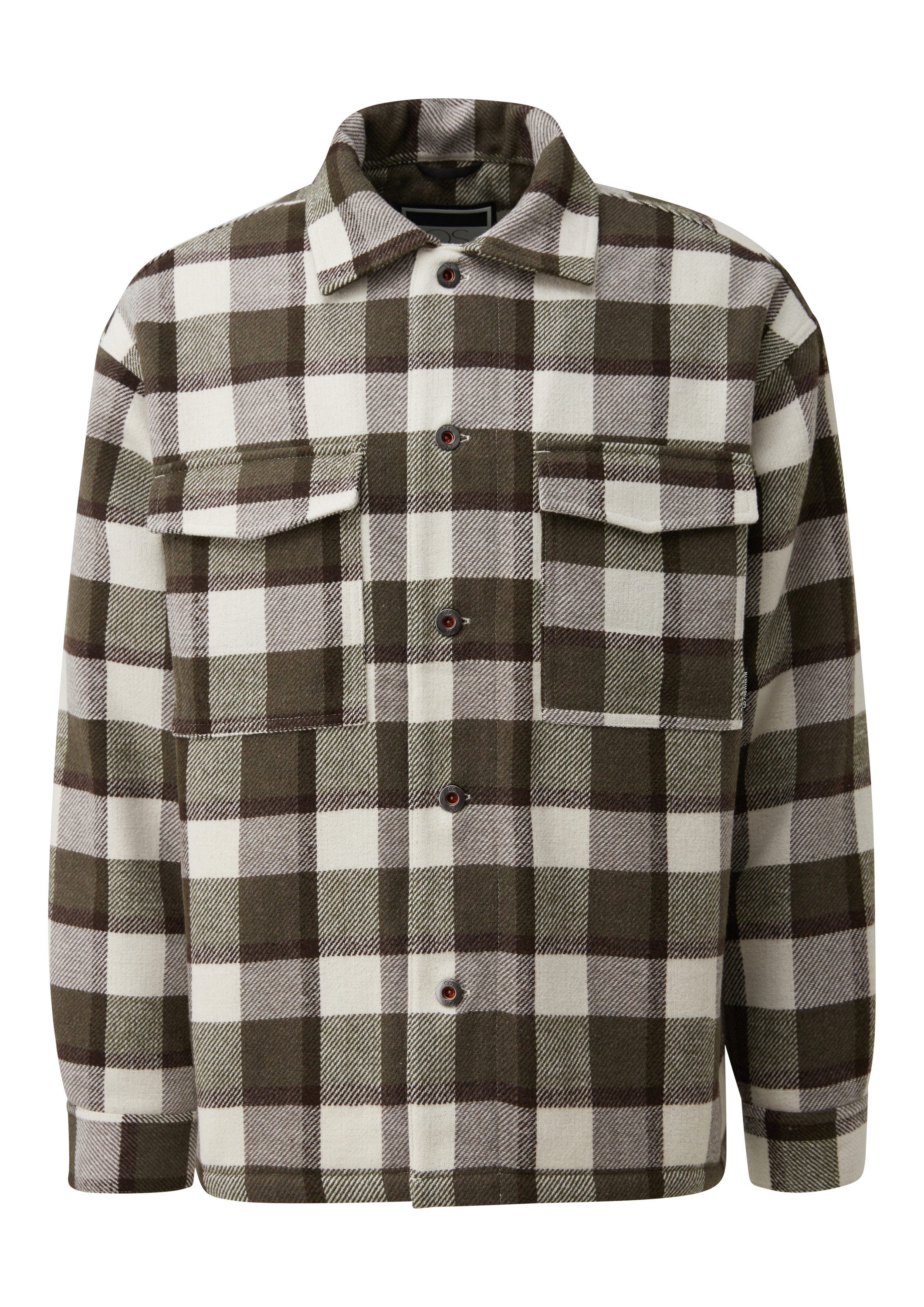 QS Hemdjacke Outdoor-Jacke Hemdjacke mit Teddyfutter günstig online kaufen