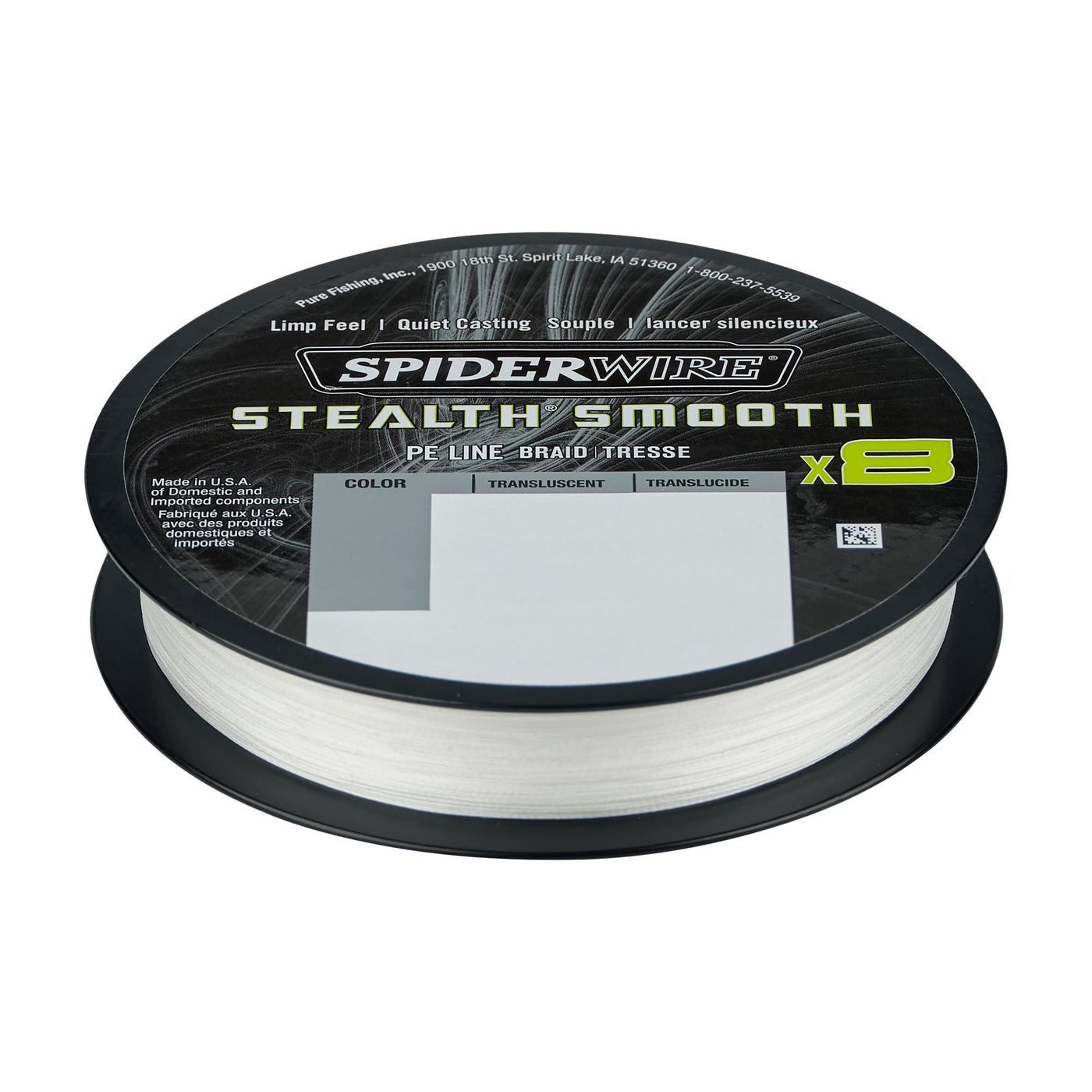 Spiderwire Angelschnur Spiderwire Stealth Smooth8 X8 PE Braid - 150m Angelschnur, 0.13 m Длина, 0.13 mm Fadendurchmesser, (150-St)